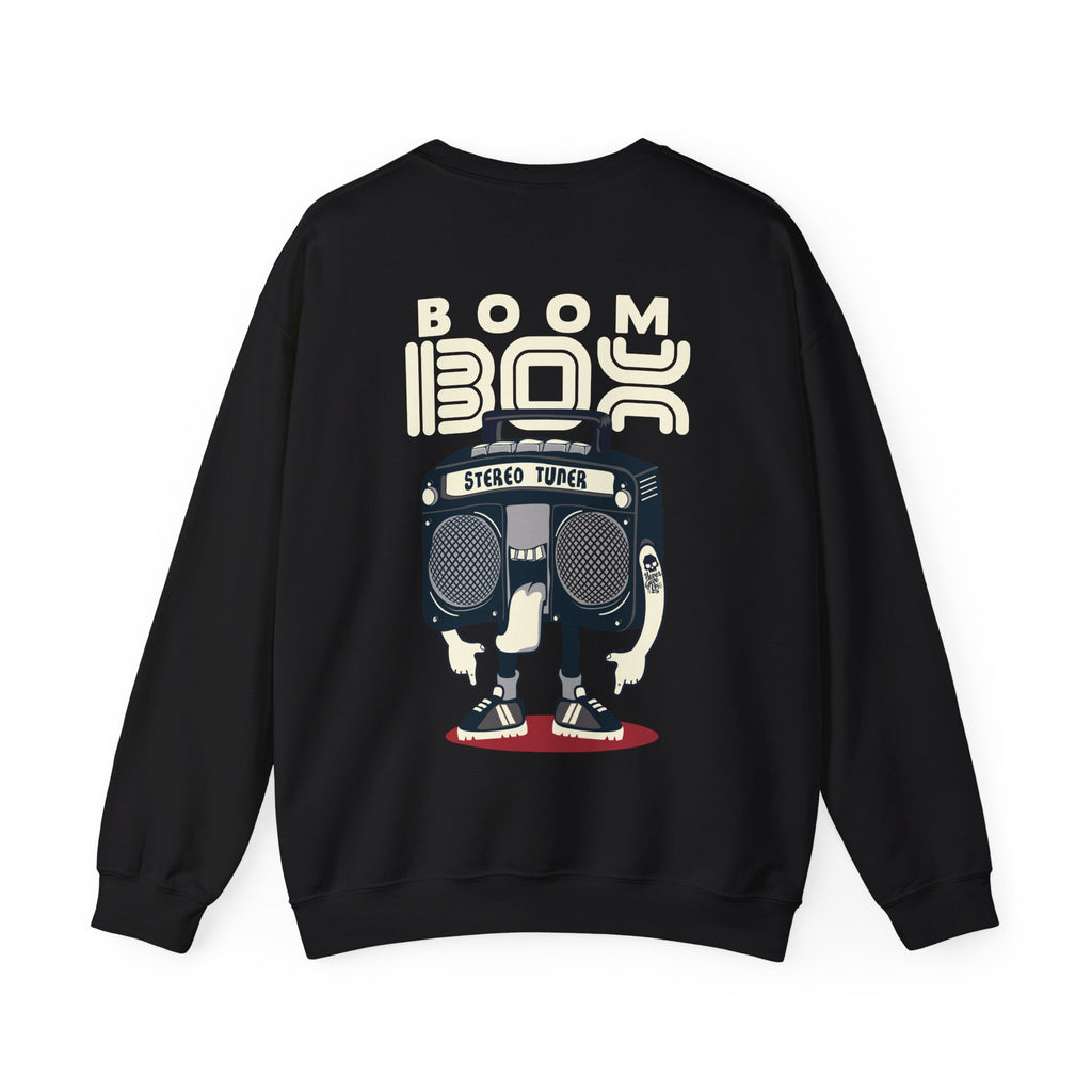 Retro Boom Box Sweatshirt Vintage Music Lover Gift Unisex Cozy Crewneck – Bamerix