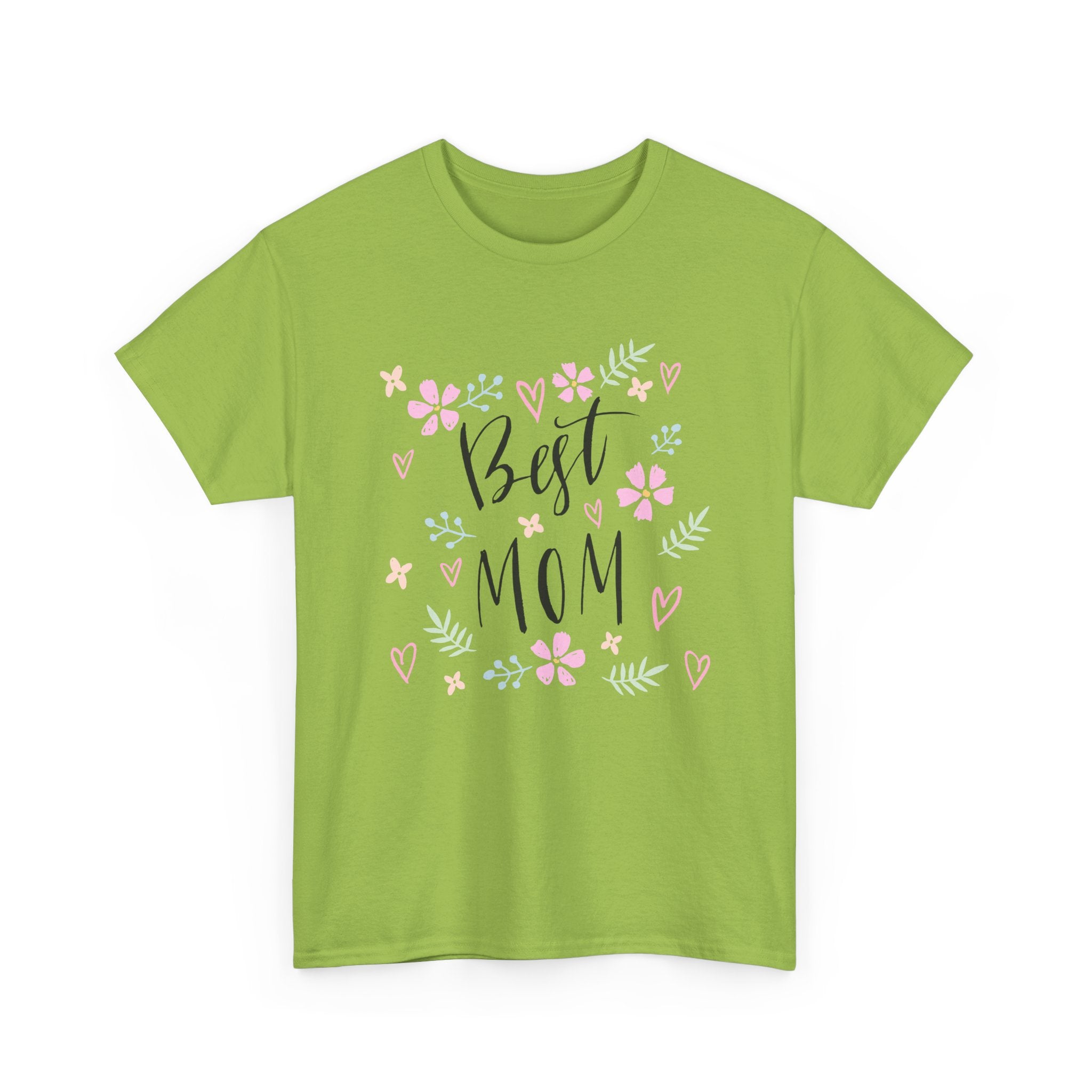 Best Mom Floral T-Shirt – Mother's Day Gift Tee – Bamerix
