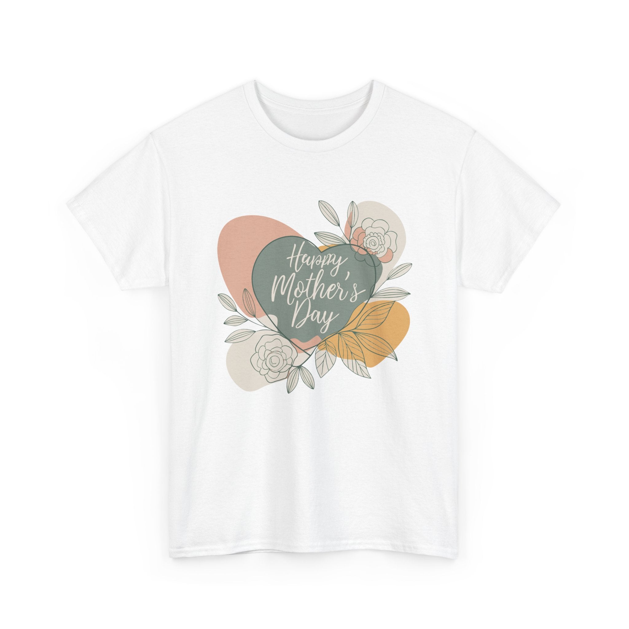 Happy Mother's Day Floral T-Shirt – Soft & Stylish Gift for Moms – Bamerix