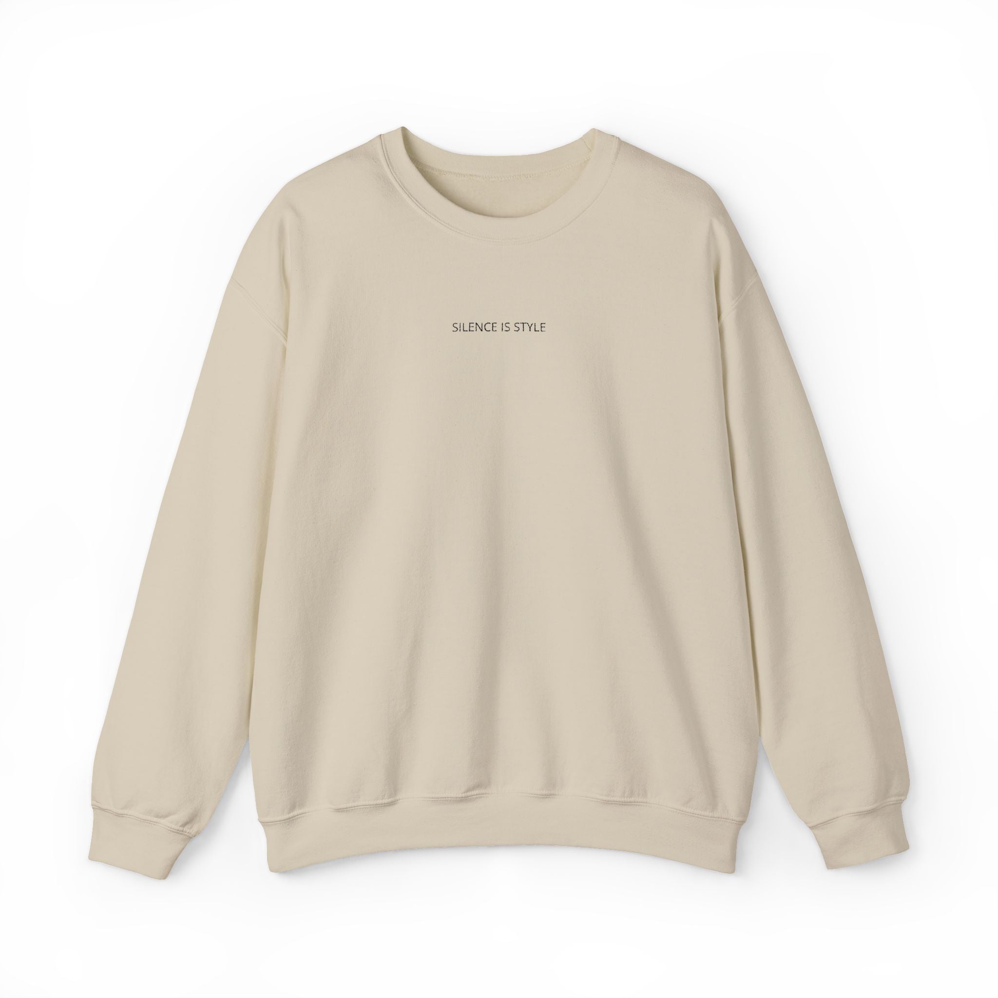 Minimalist 'Simplicity' Crewneck Sweatshirt – Neutral Cozy Casual – Bamerix