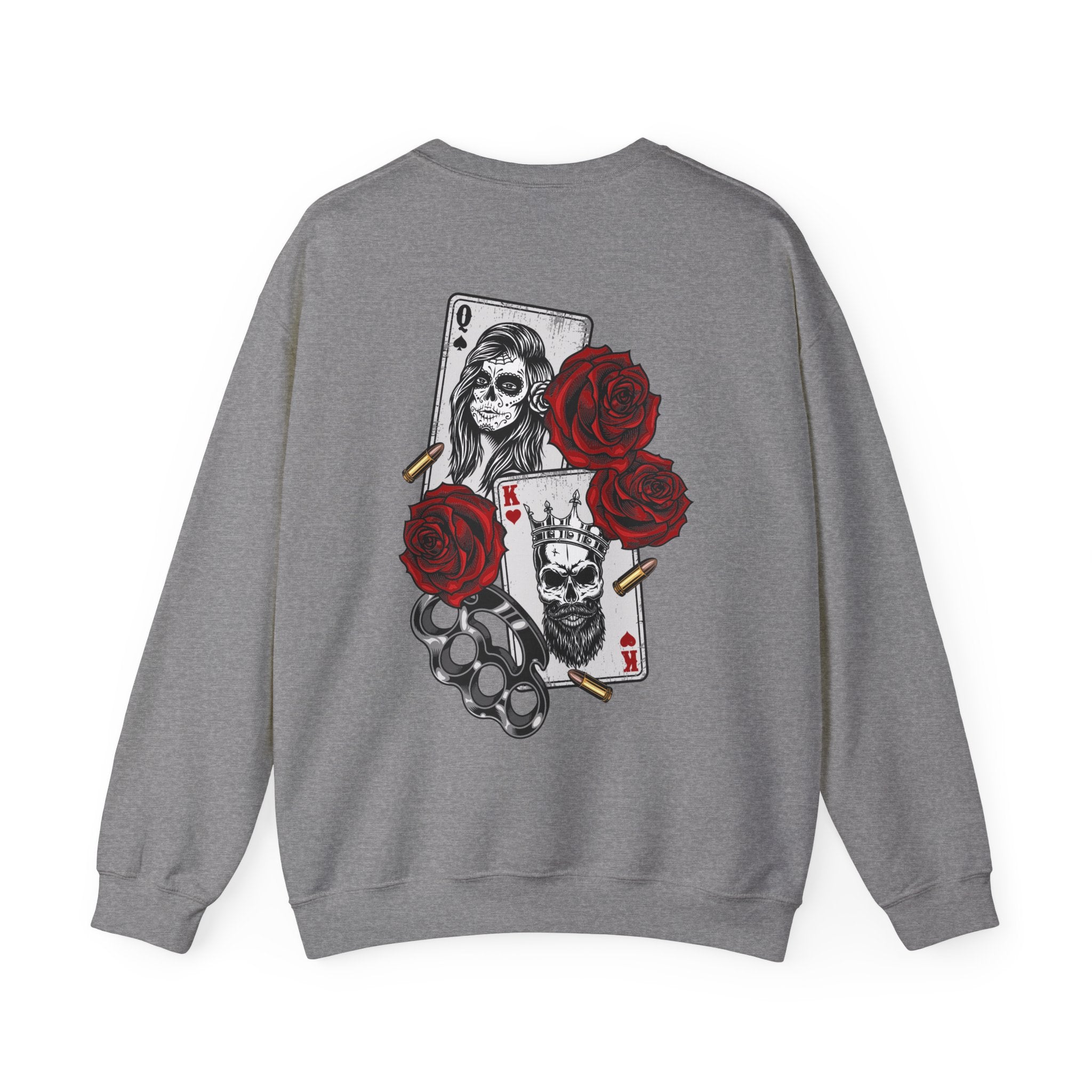 Gothic Floral Sweatshirt -  Edgy Streetwear – Bamerix