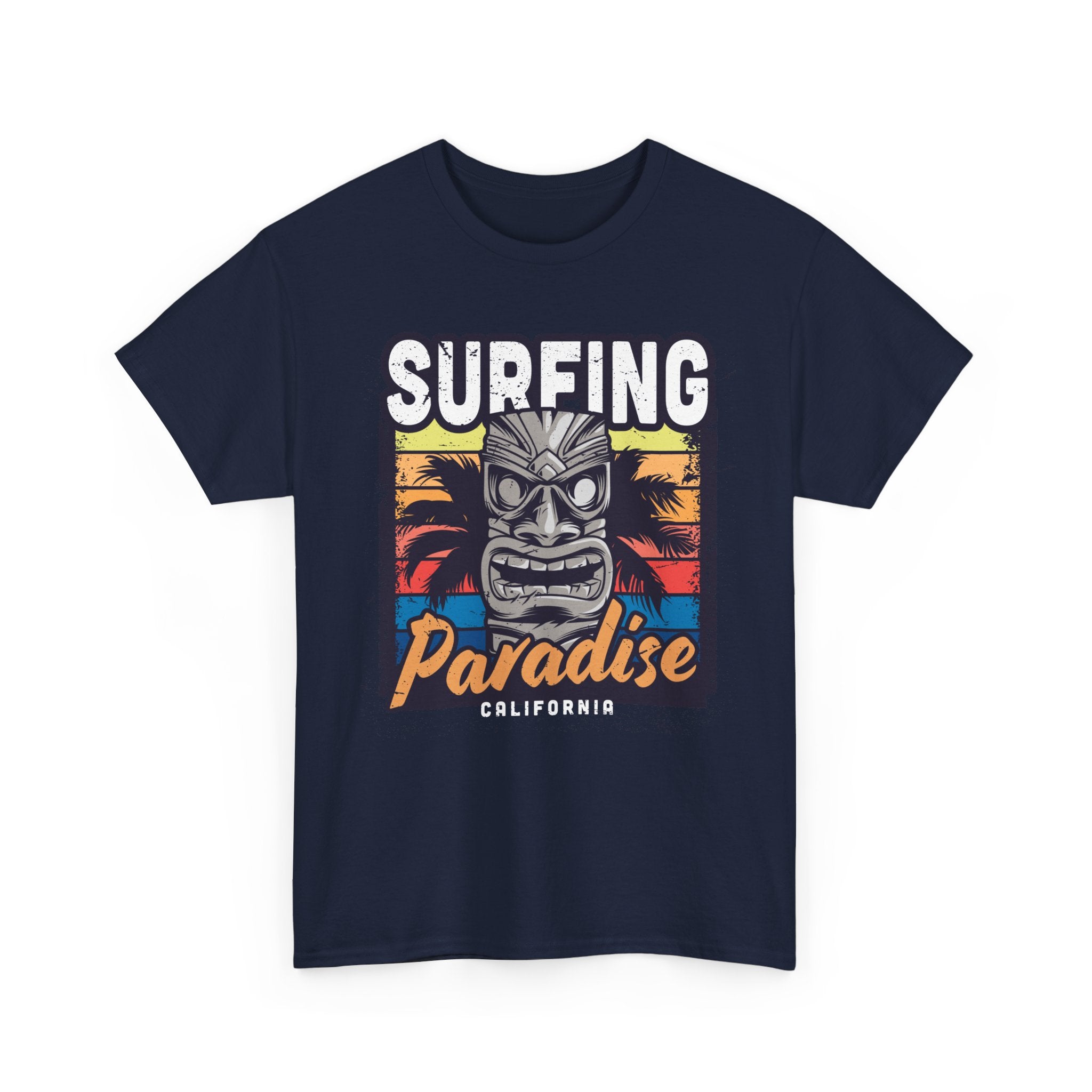 Retro Surf Style Casual T-Shirt – Bamerix