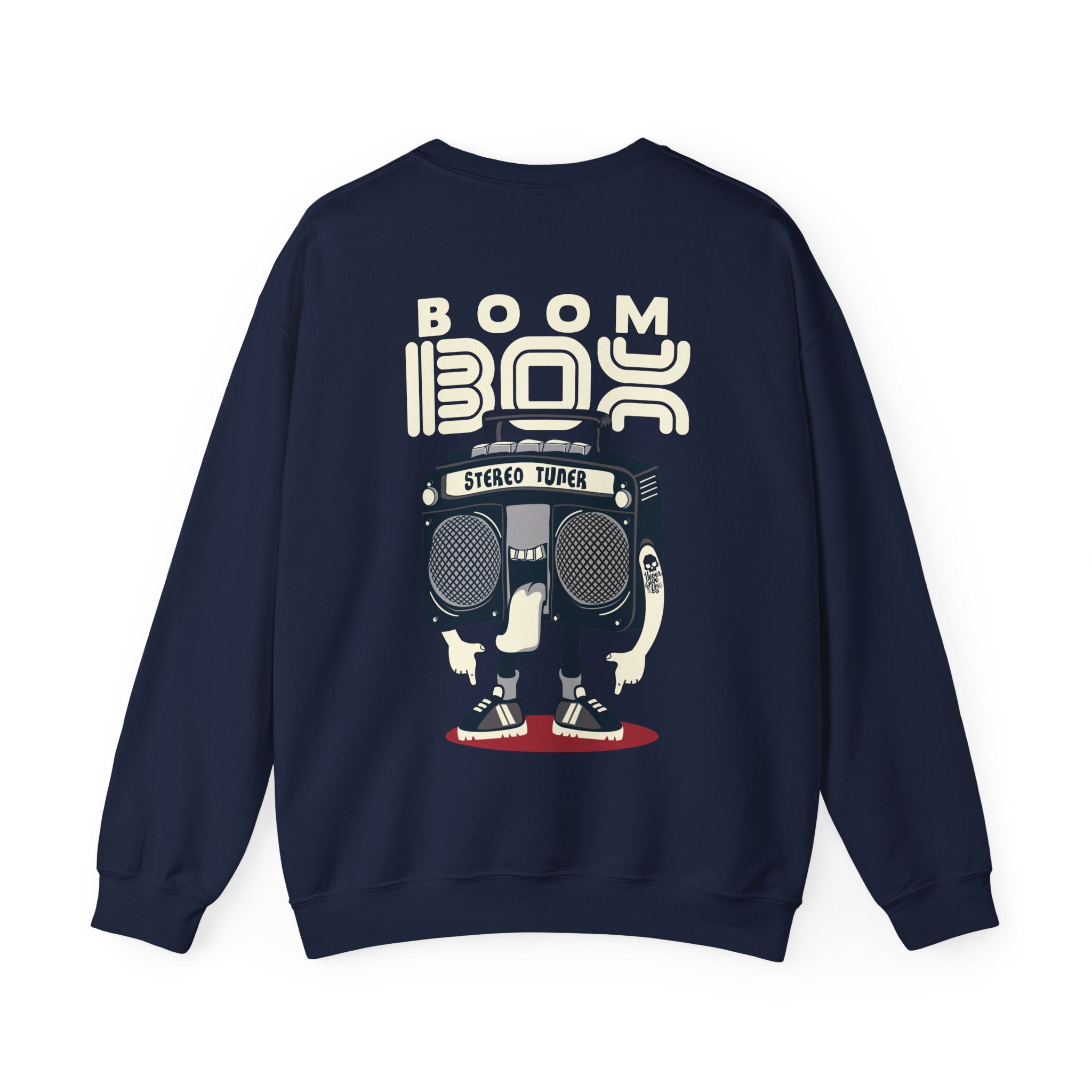 Retro Boom Box Sweatshirt Vintage Music Lover Gift Unisex Cozy Crewneck – Bamerix