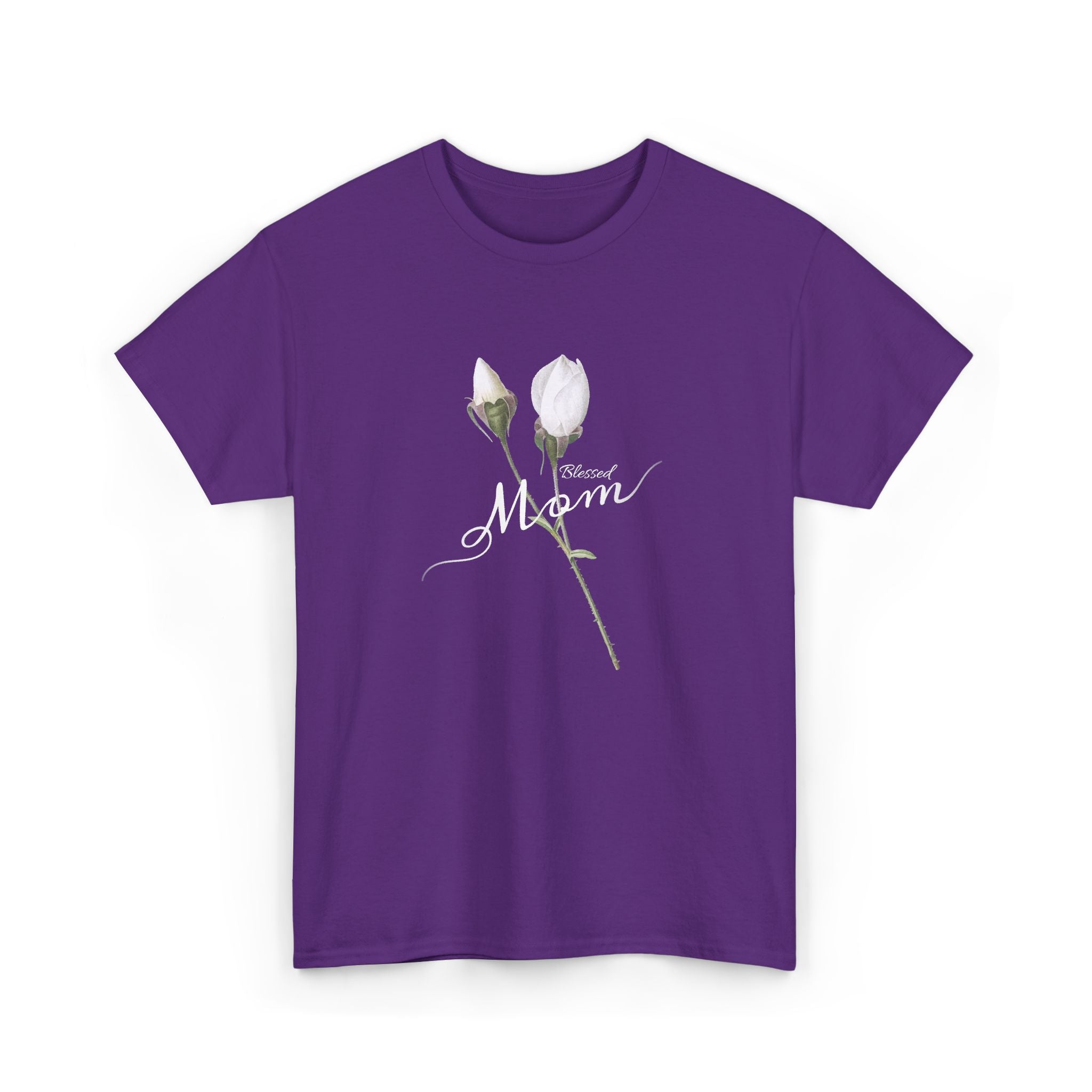 Mom Floral T-Shirt for Women – Minimal Mother's Day Gift – Bamerix