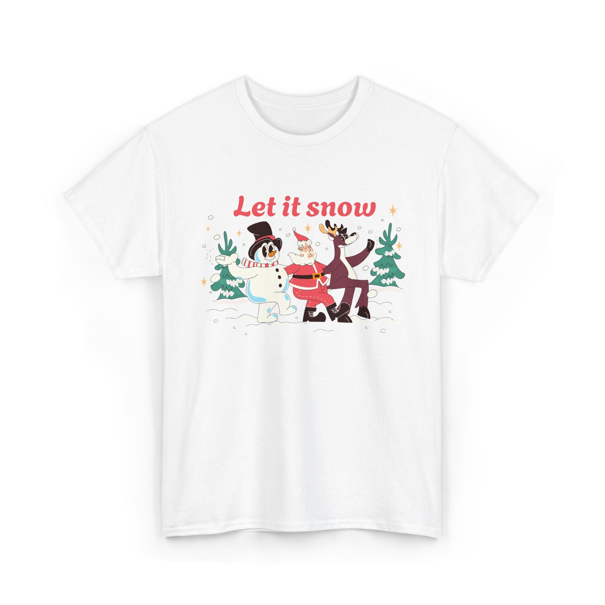 Unisex Winter Holiday Tee - Let it Snow, Christmas Shirt, Cozy Gift – Bamerix