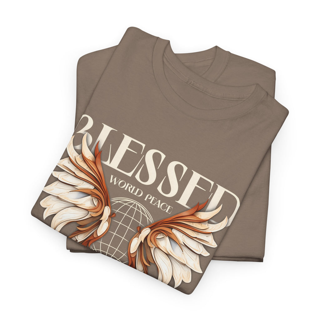 Blessed Peace & Justice Graphic T-Shirt – Bamerix