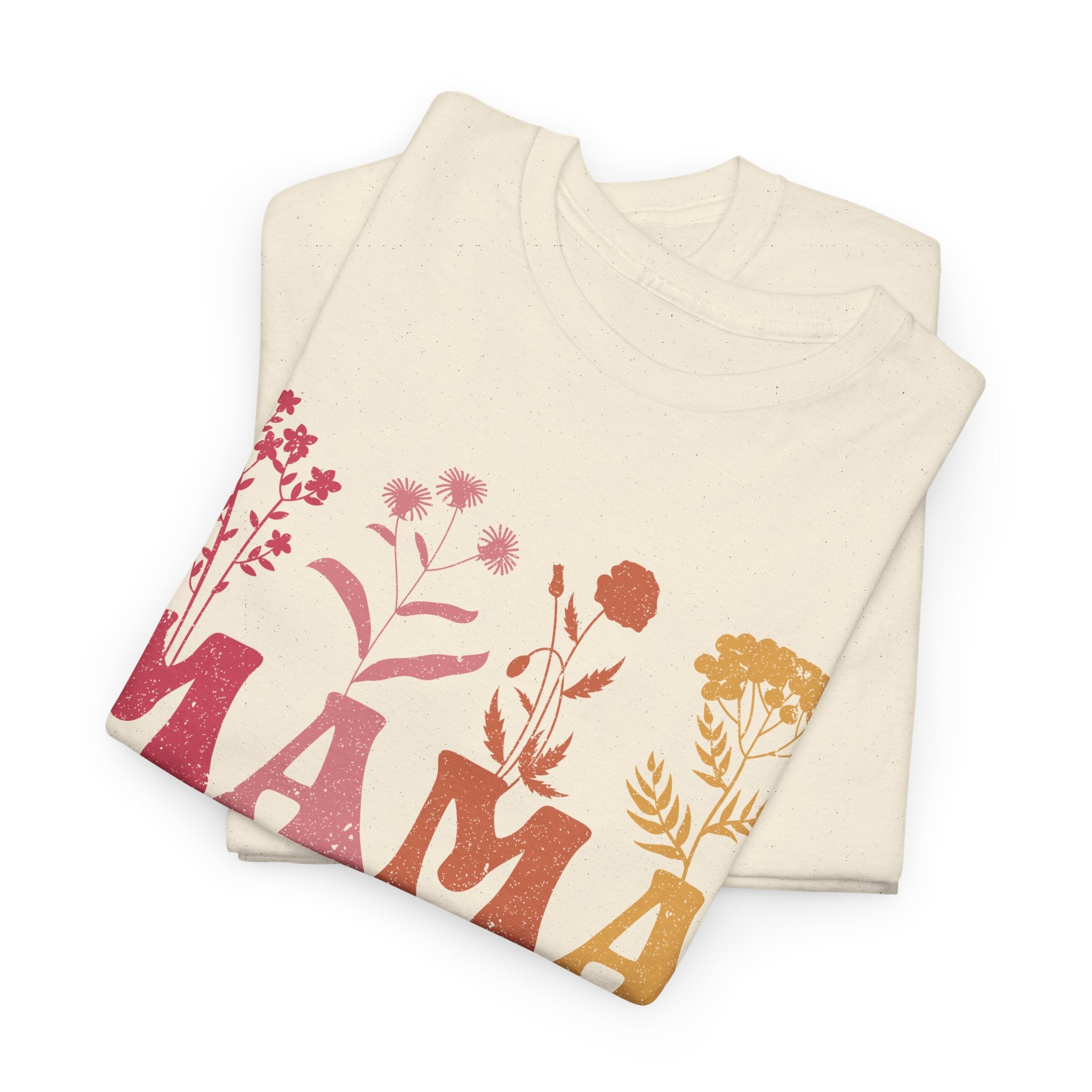 MAMA Floral T-Shirt – Stylish Everyday Tee for Moms – Bamerix
