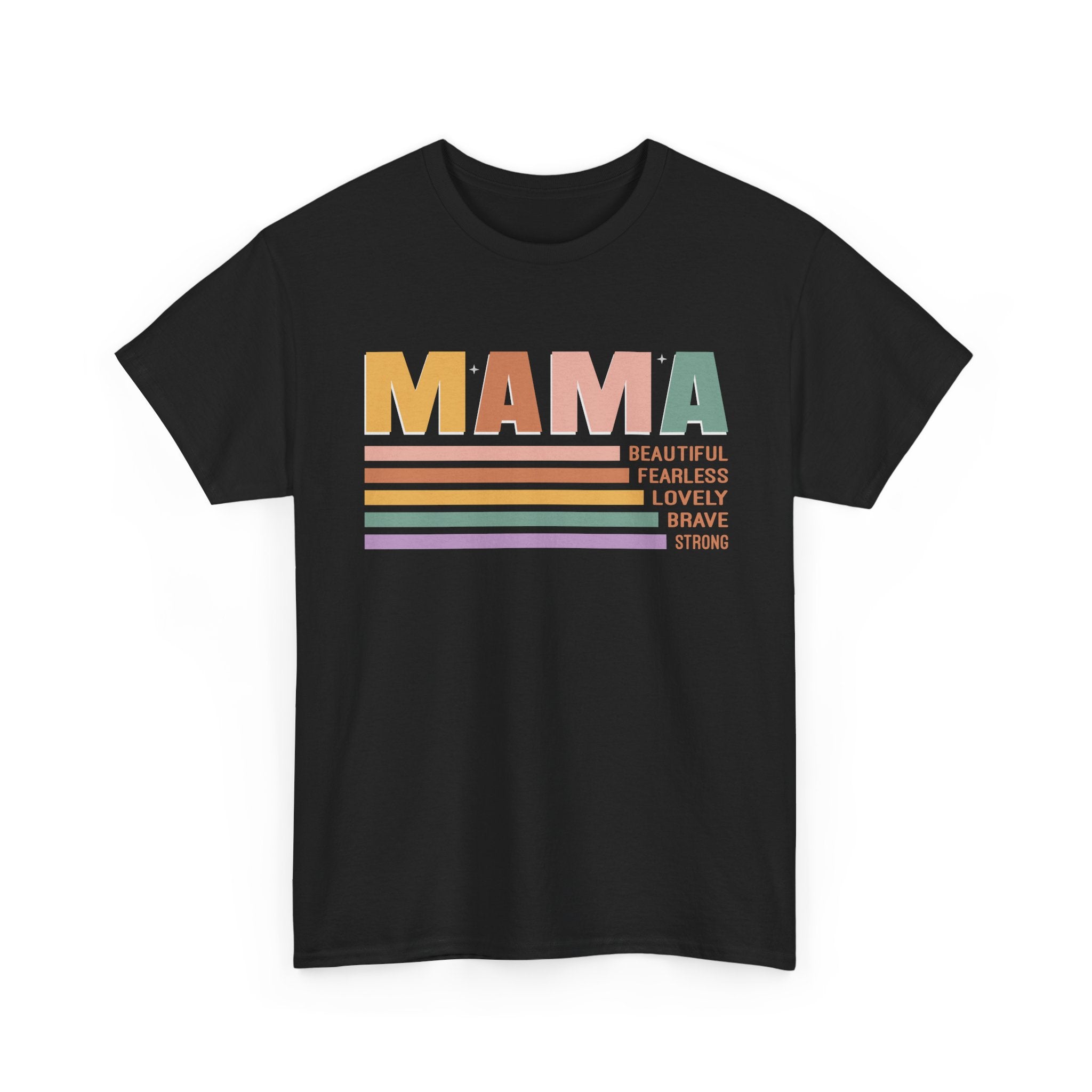 Mama Vintage Rainbow Graphic T-Shirt for Women – Bamerix