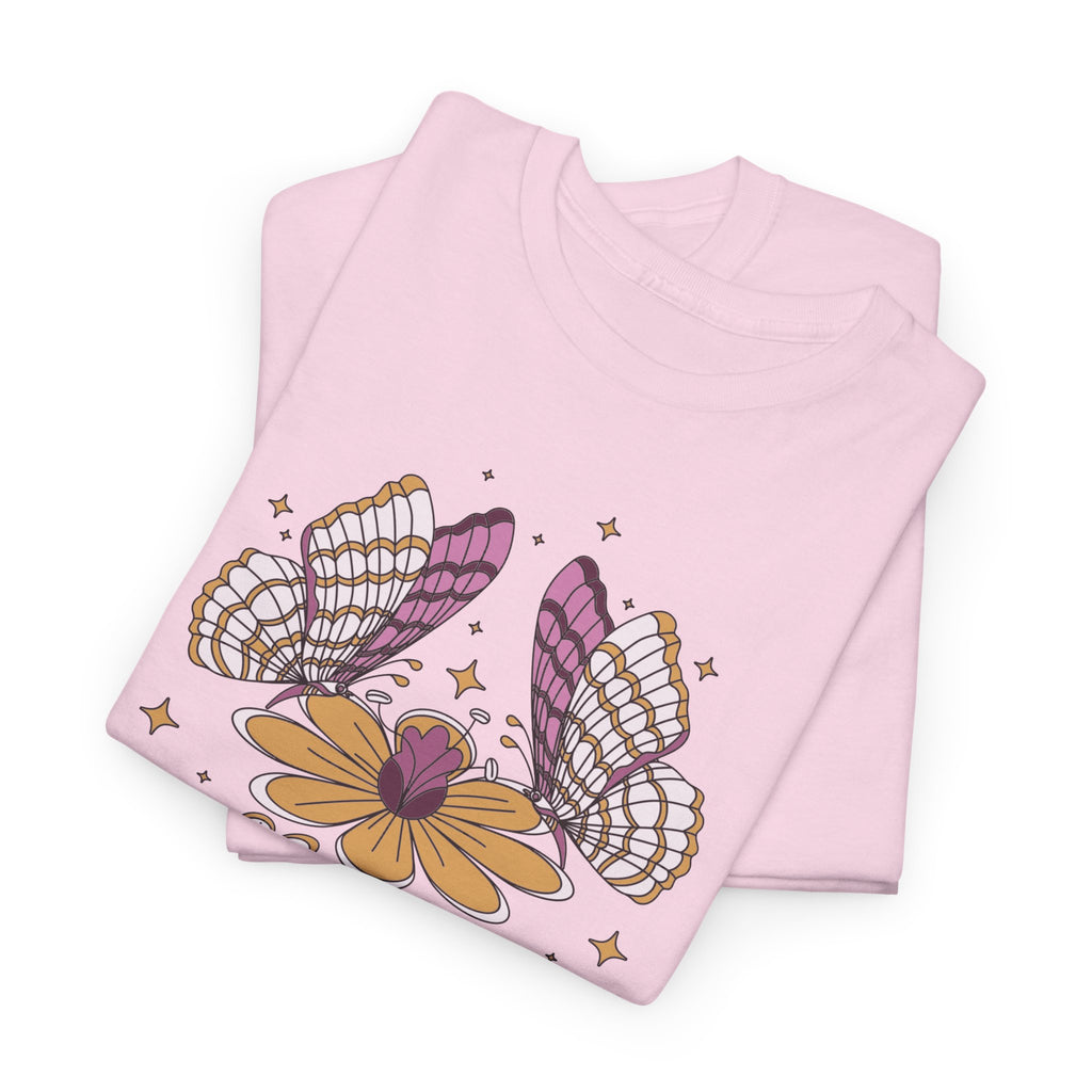 Boho Butterfly Floral T-Shirt – Bamerix