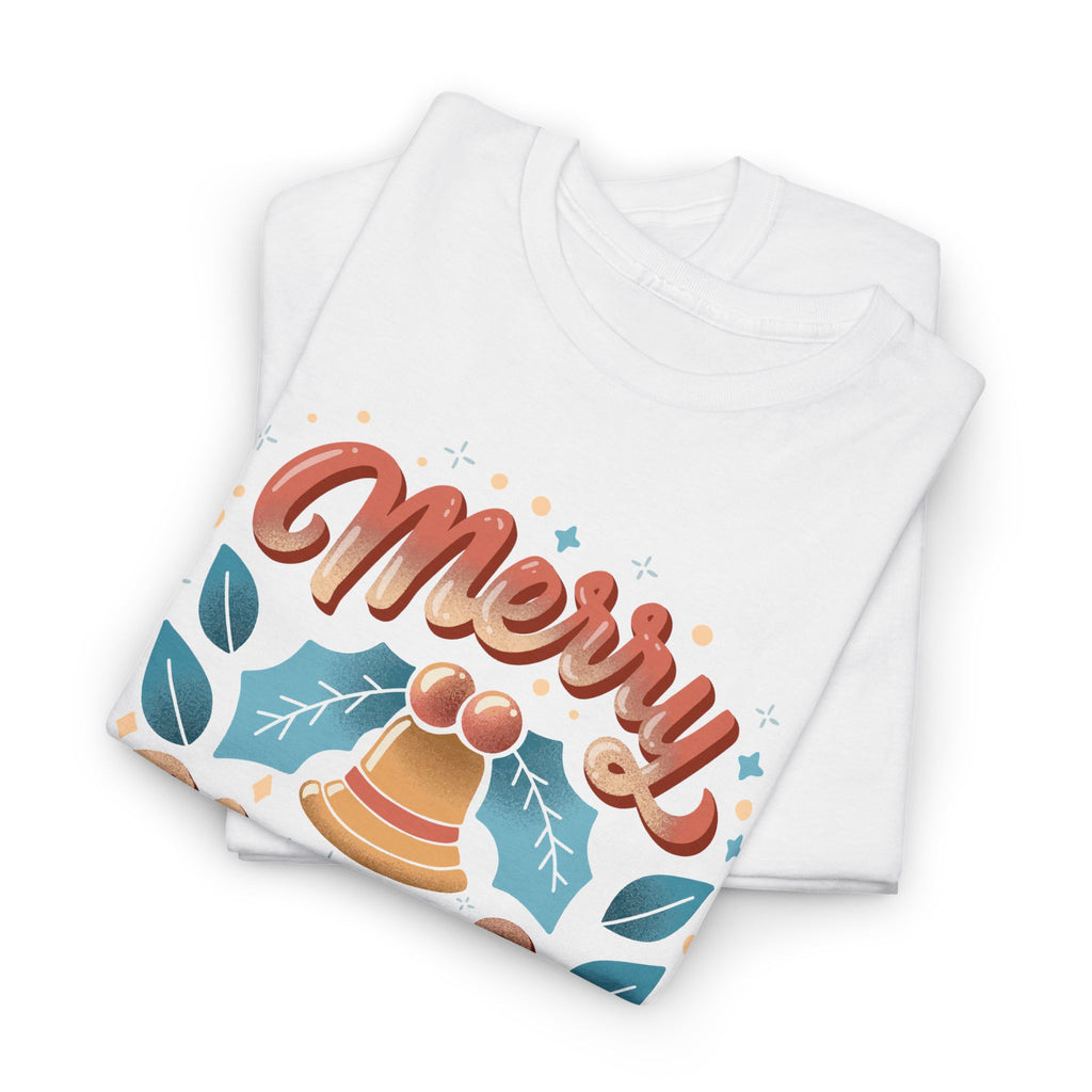 Merry Christmas Unisex Cotton Tee, Holiday Shirt – Bamerix