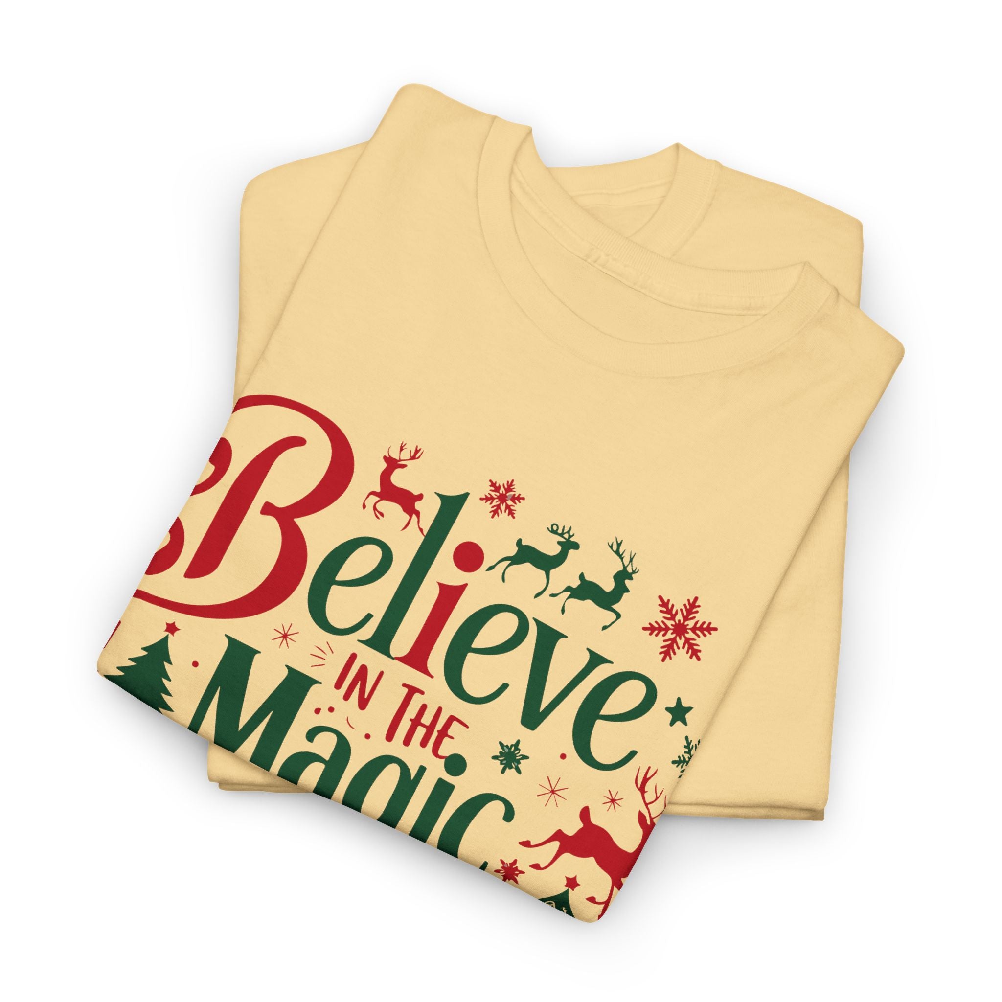 Christmas Magic Unisex Tee - Believe in the Spirit of the Holiday – Bamerix