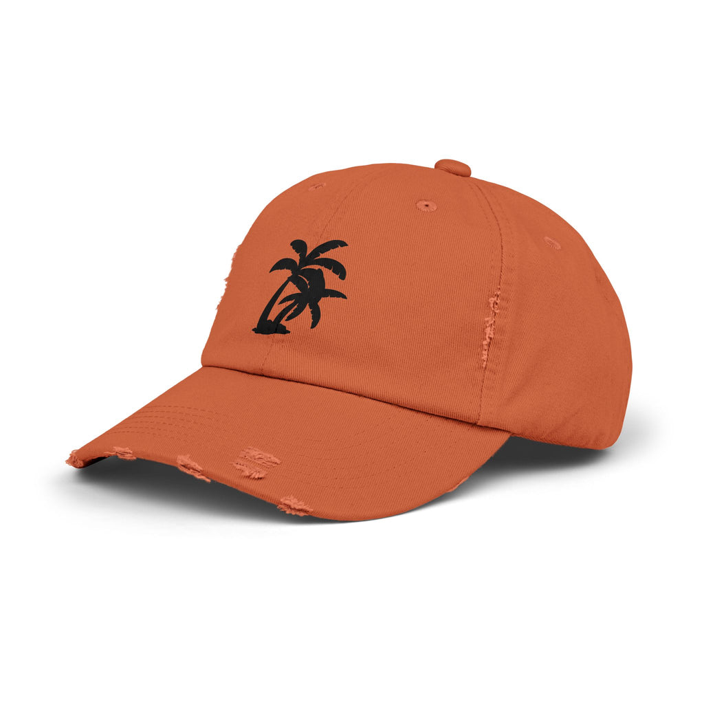 Distressed Palm Tree Cap — Vintage Beach Baseball Hat – Bamerix