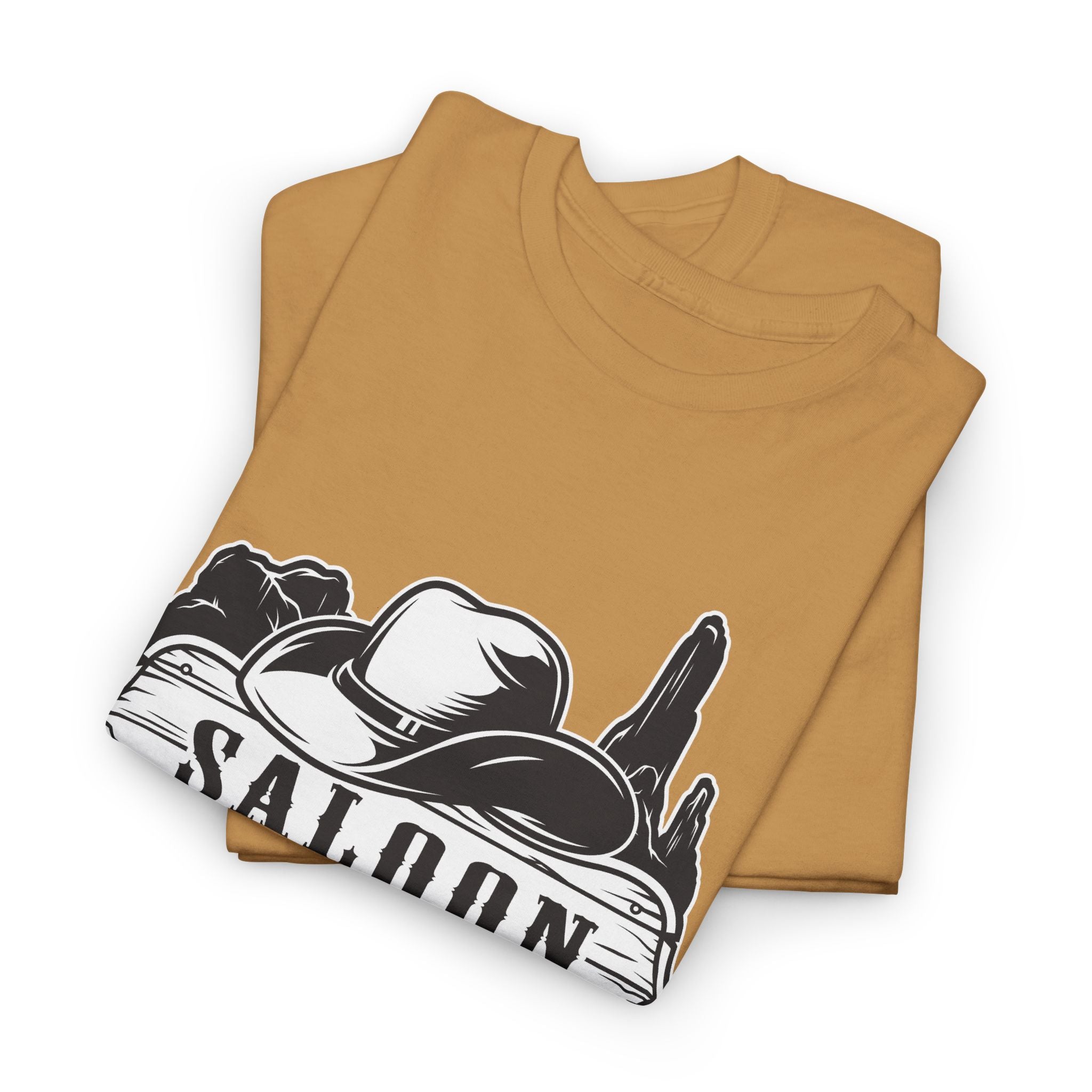 Saloon Vintage Western T-Shirt — Cowboy Hat & Desert Graphic – Bamerix