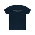 Crew Tee — 'Wealth Is Silent' Minimalist Script Tee – Bamerix
