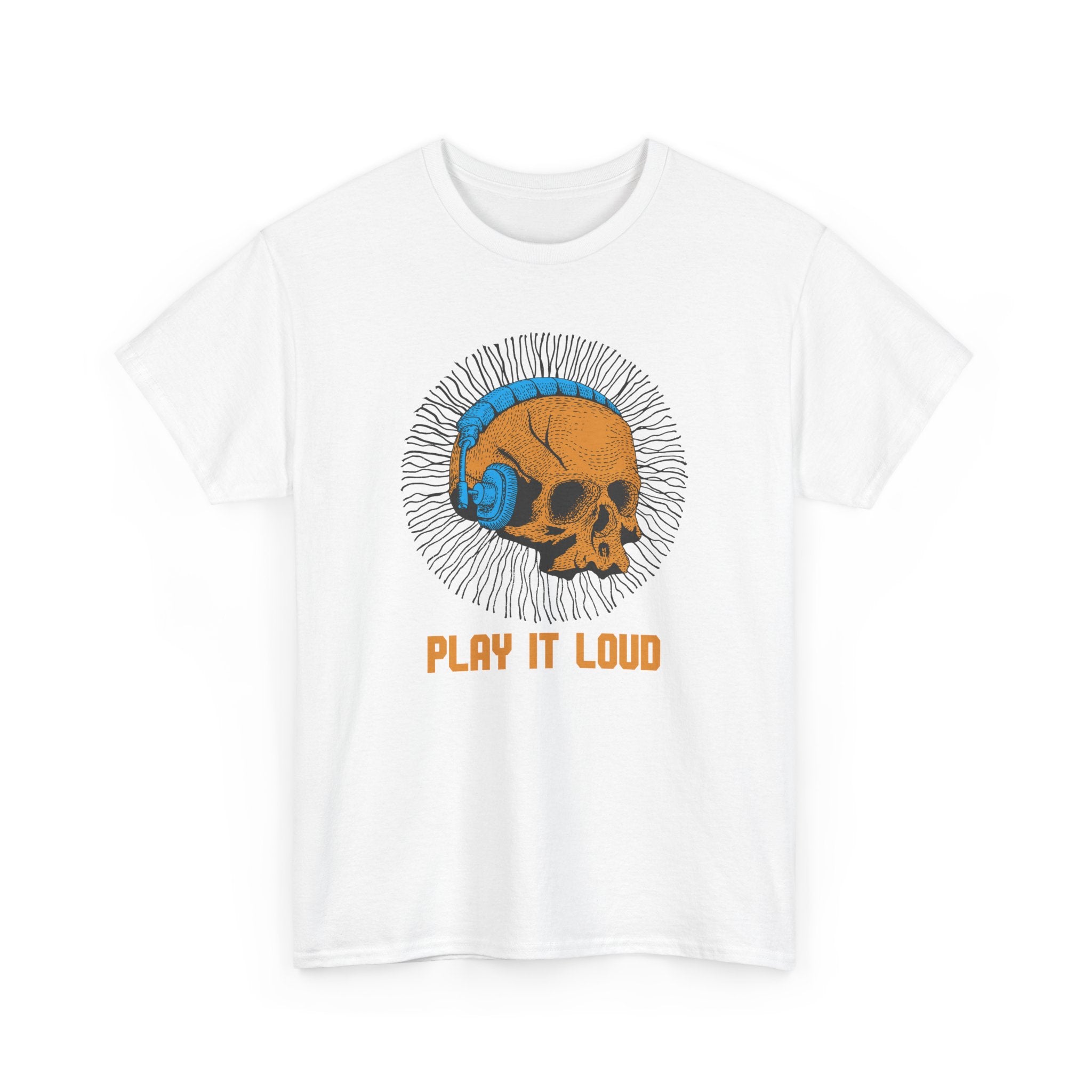 Skull Headphones Play It Loud Tee – Bamerix
