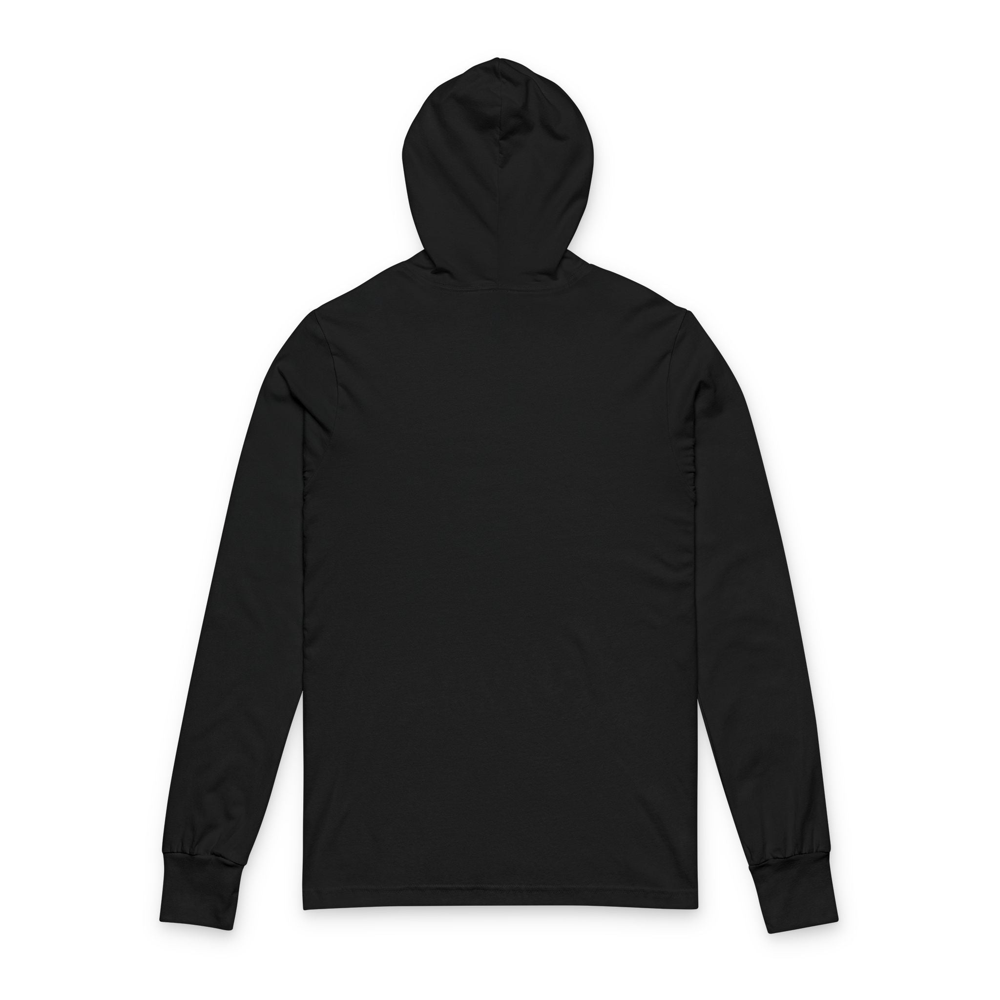 Poise & Grace Hooded Long Sleeve Tee — Minimal Crown Graphic – Bamerix