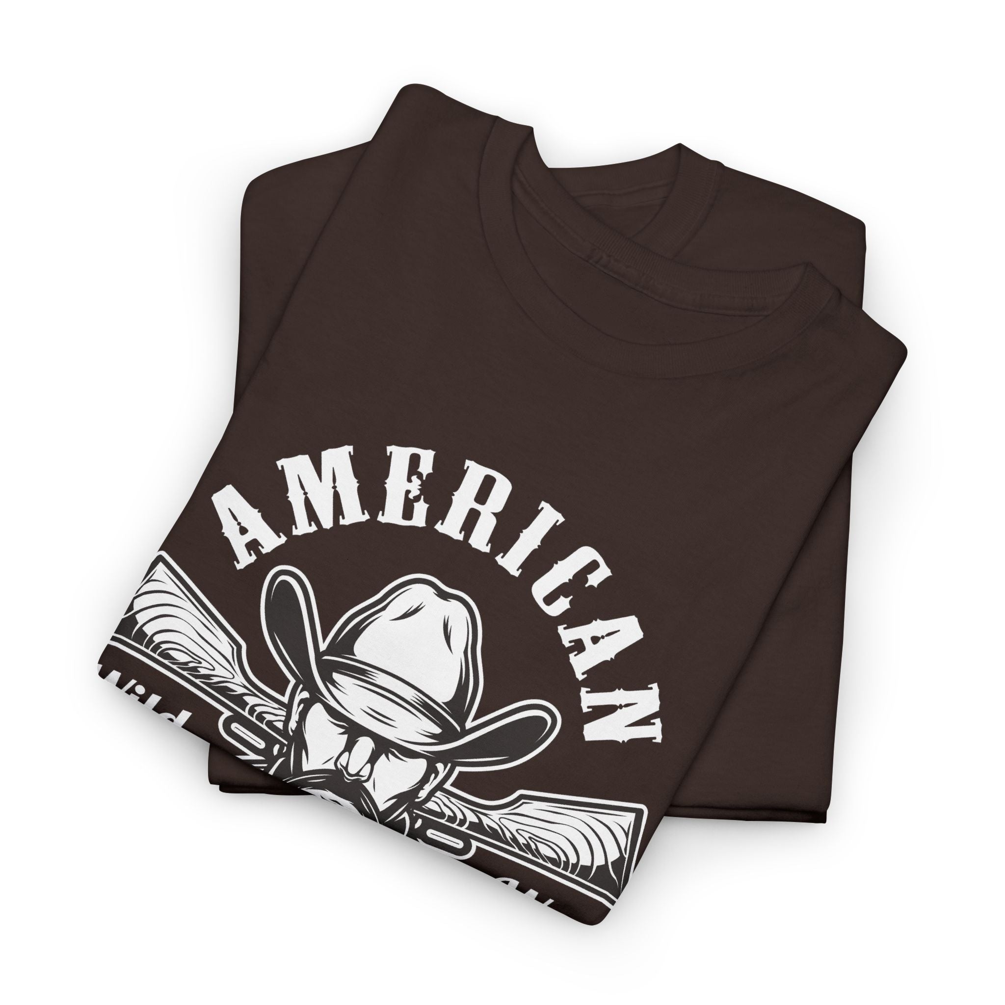 T-Shirt — American Legend Wild West Cowboy Skull Graphic Tee – Bamerix