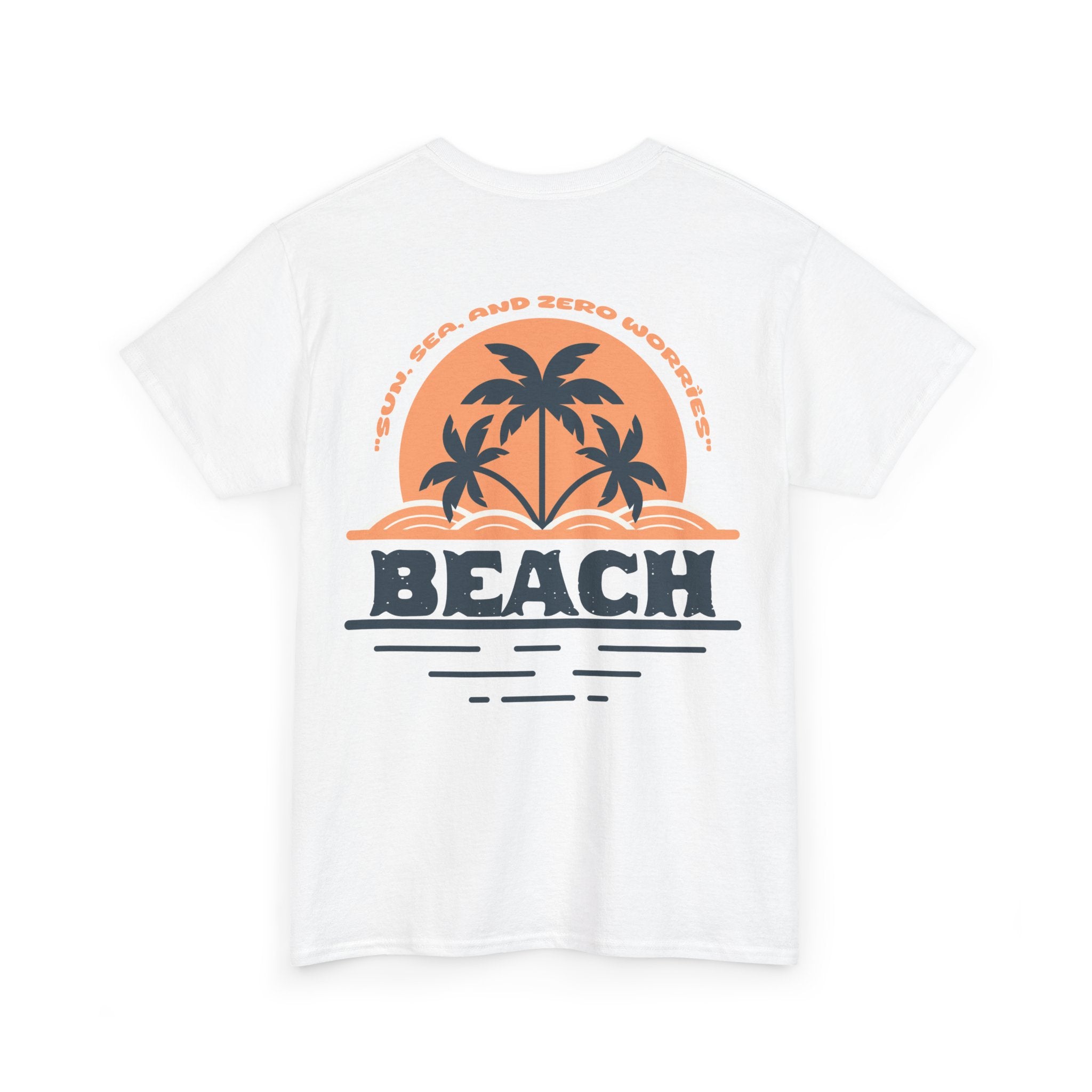 Tropical Beach Back Print Tee – Bamerix