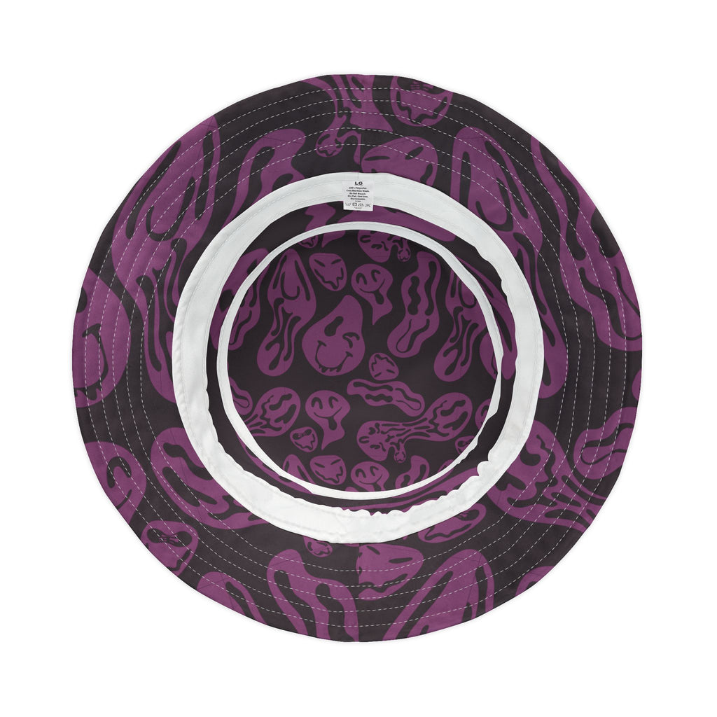 Purple Psychedelic Smile Bucket Hat – Bamerix