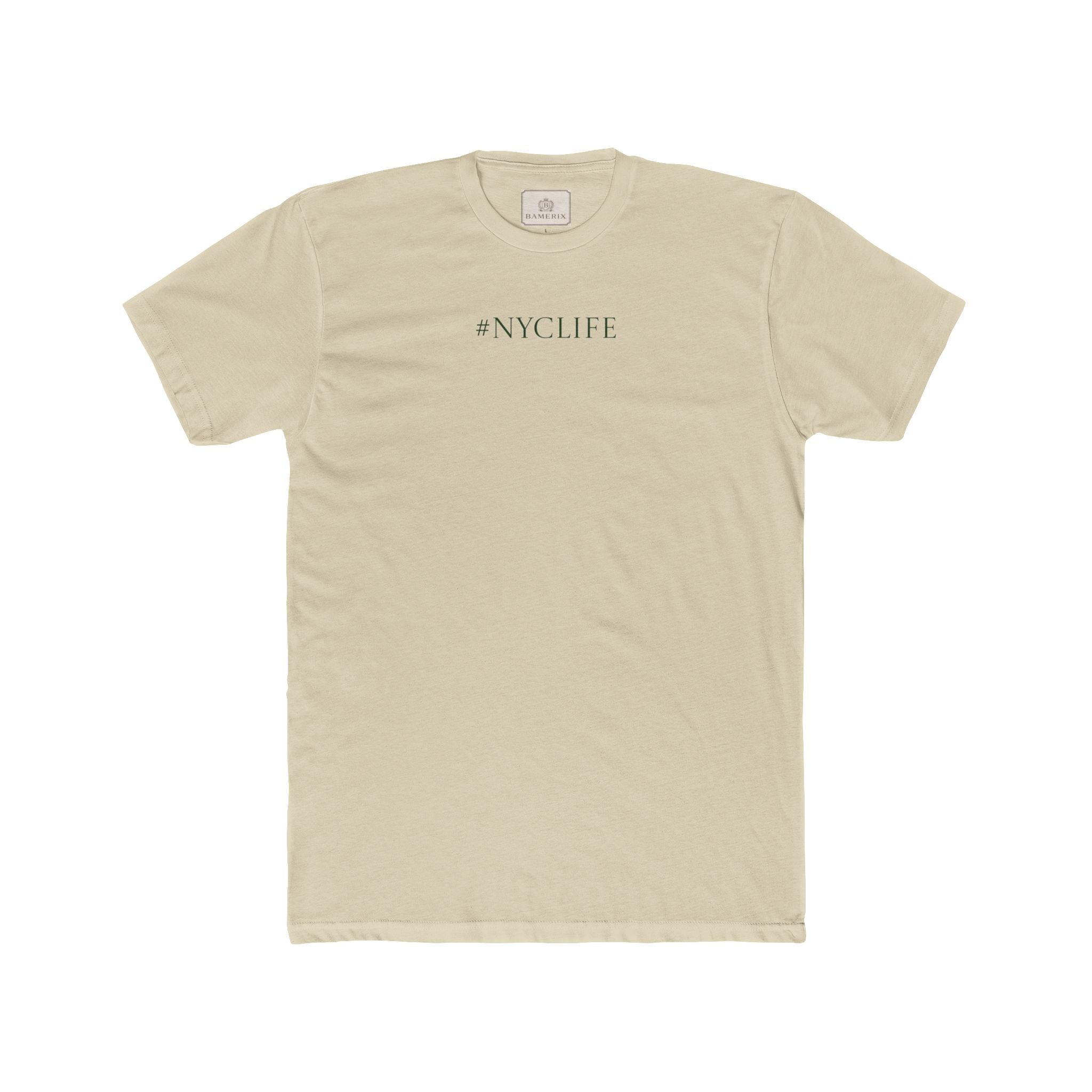 NYC Life Minimalist Crew Tee — #NYCLIFE Graphic T-Shirt – Bamerix