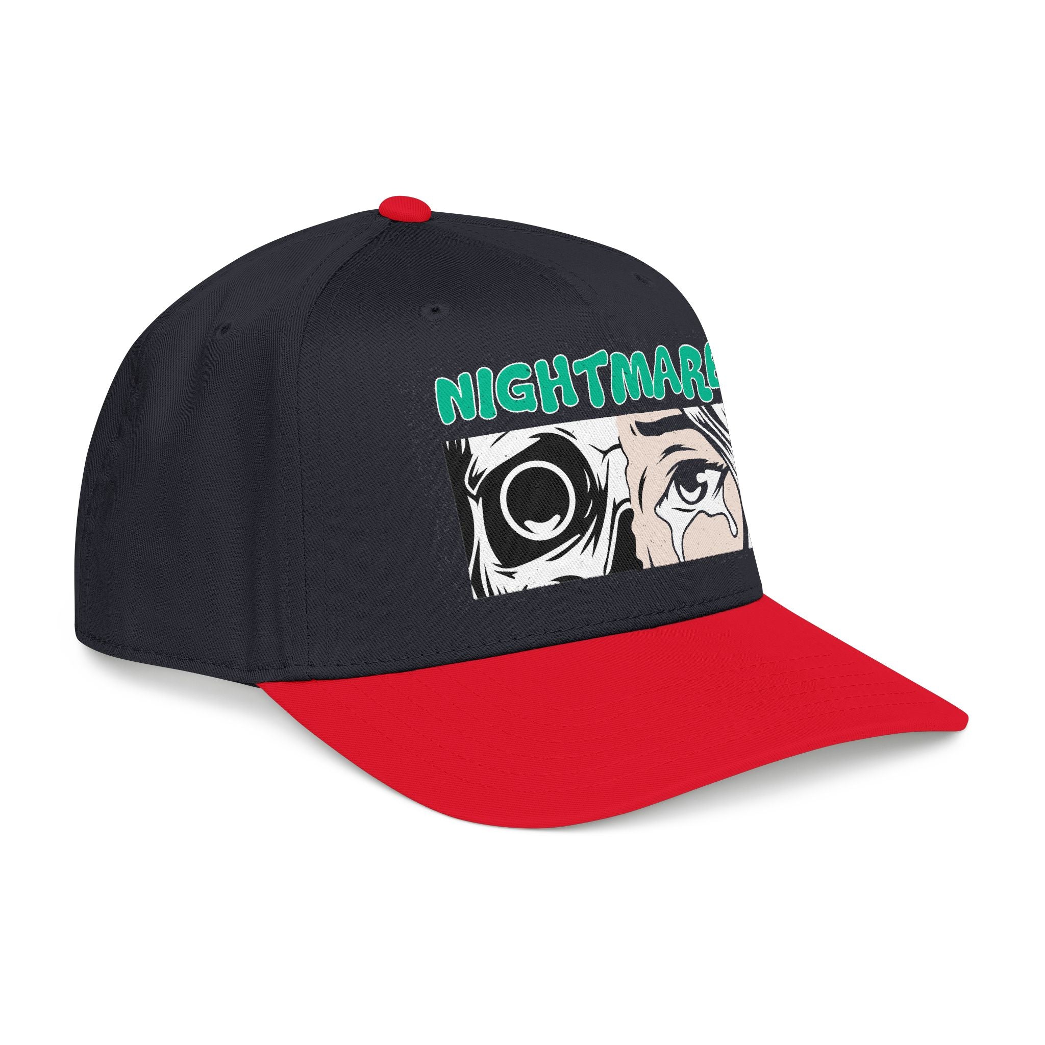 Nightmare Graphic Baseball Cap — Horror Eyes Illustration Cap – Bamerix
