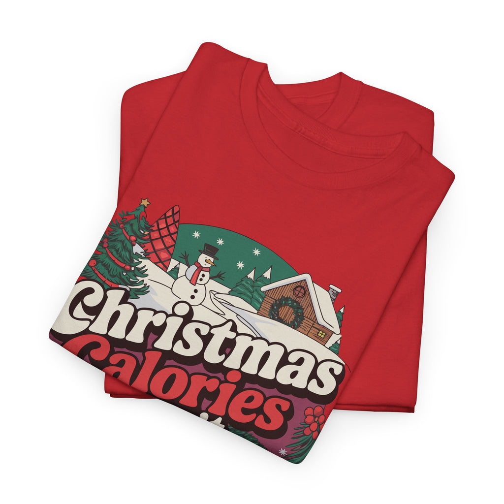 Christmas Calories Don't Count T-Shirt, Funny Holiday Tee – Bamerix