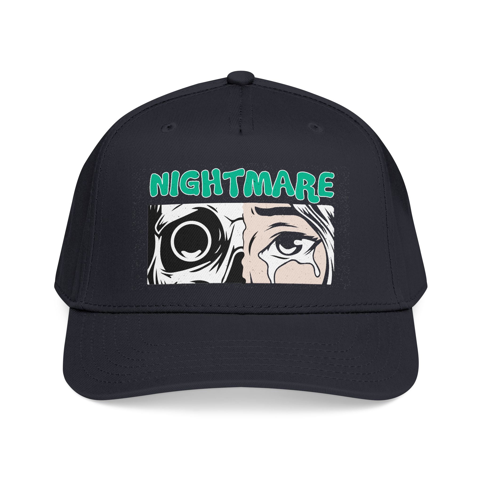Nightmare Graphic Baseball Cap — Horror Eyes Illustration Cap – Bamerix