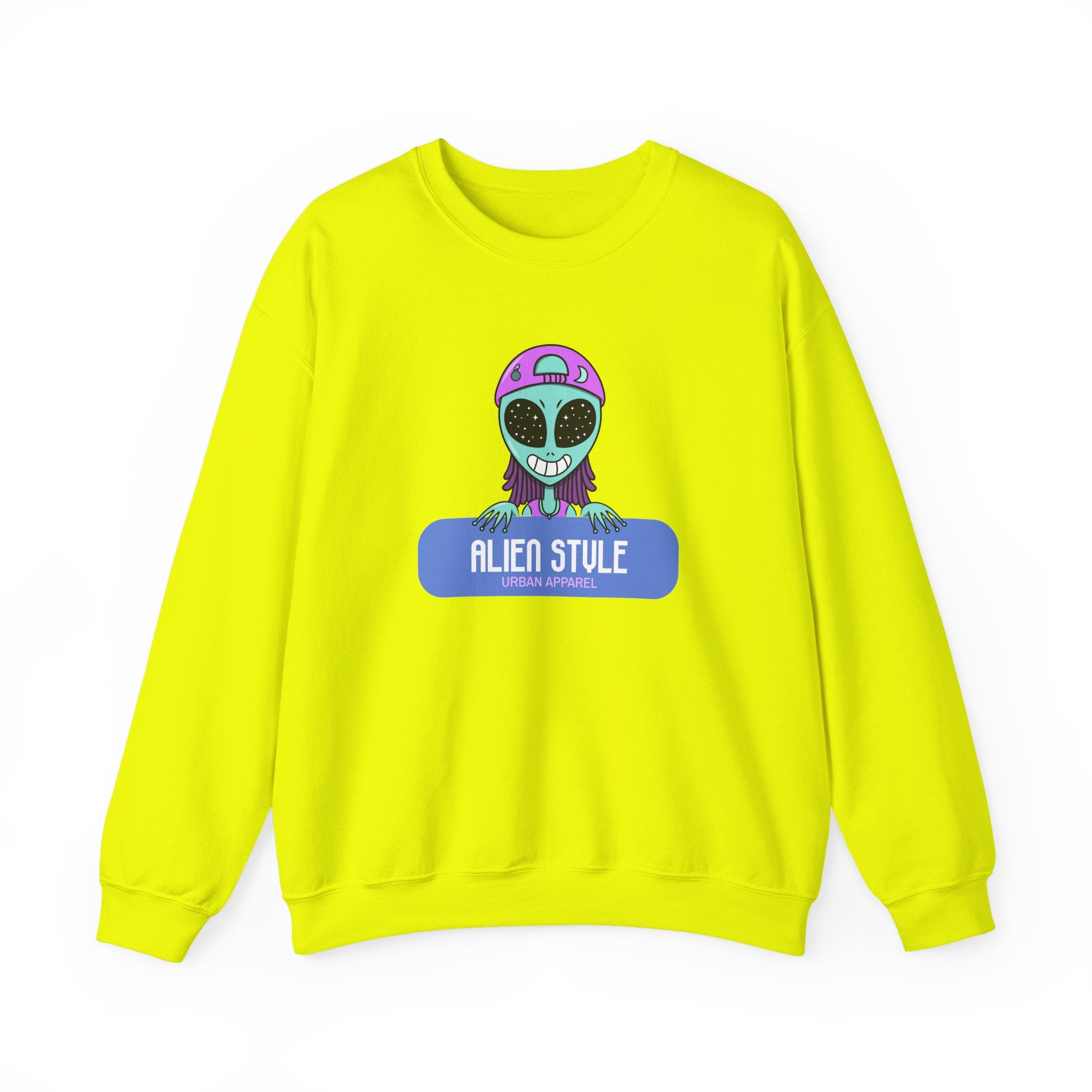 Alien Style Urban Sweatshirt Unisex Crewneck – Bamerix