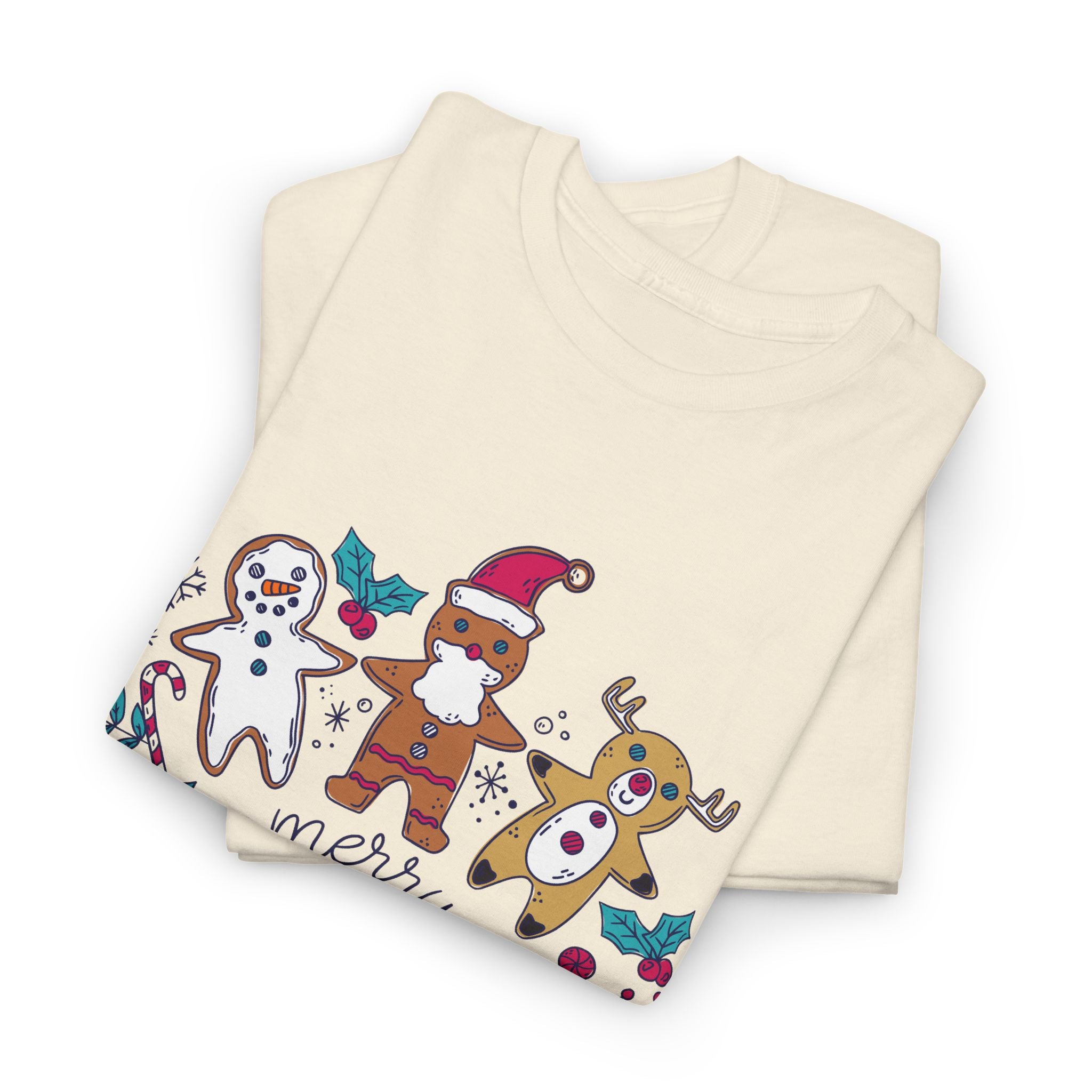 Merry Christmas Unisex Cotton Tee, Holiday Shirt, Christmas Gift – Bamerix