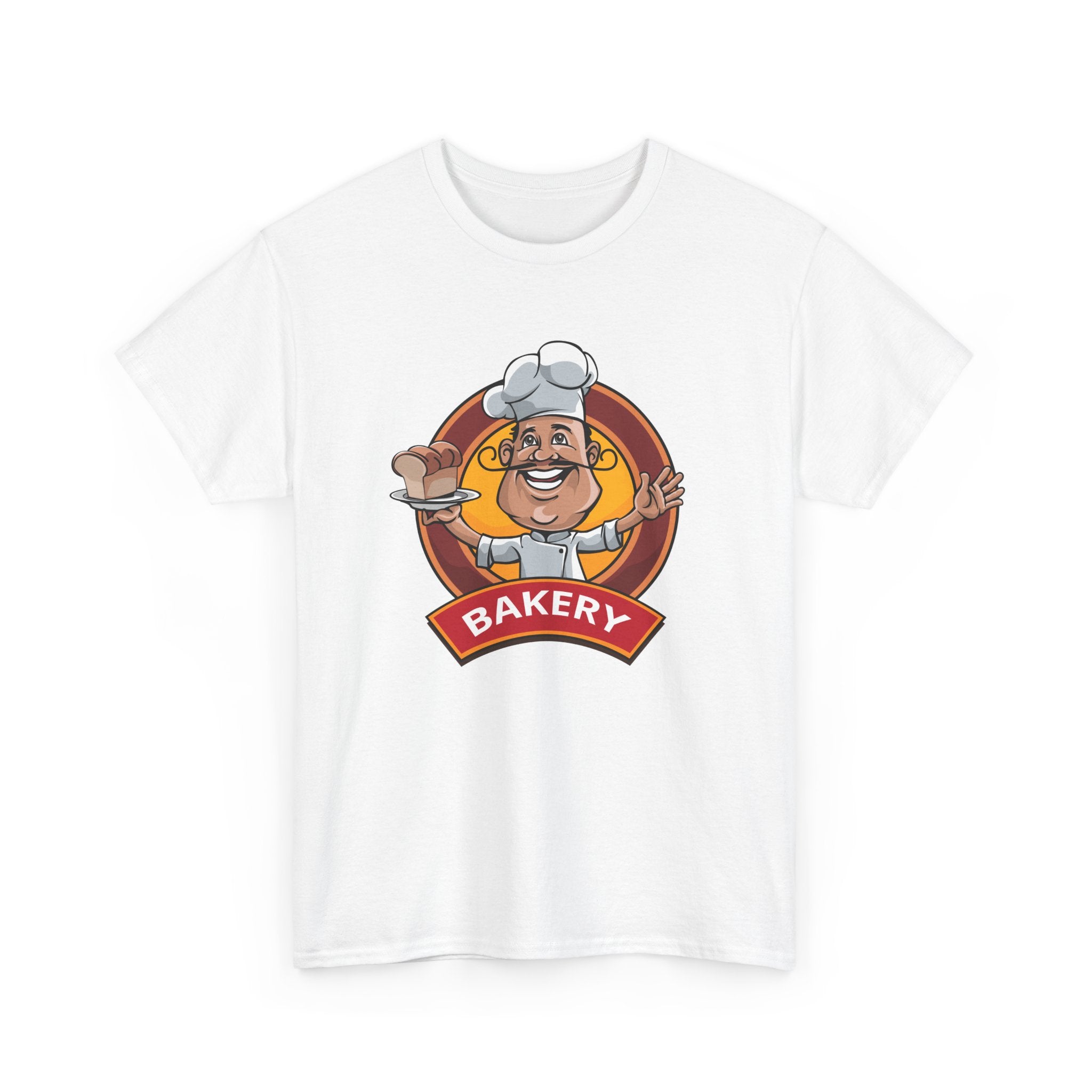 Bakery Chef Graphic T-Shirt – Retro Baker Logo Tee – Bamerix