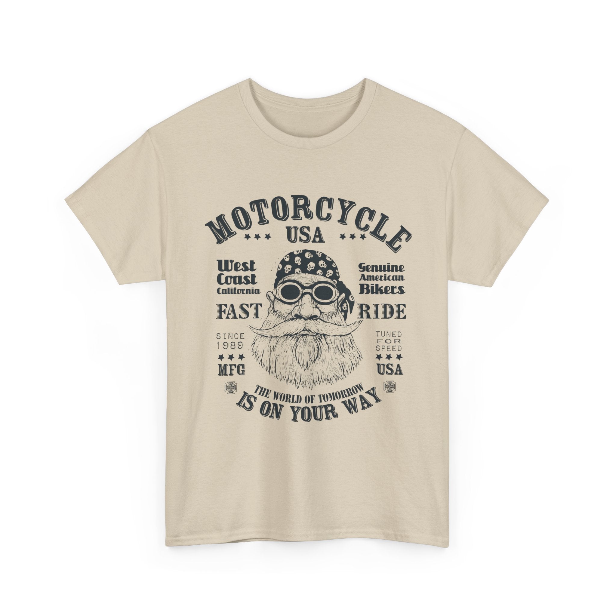 Vintage Motorcycle USA Graphic Tee – Bamerix