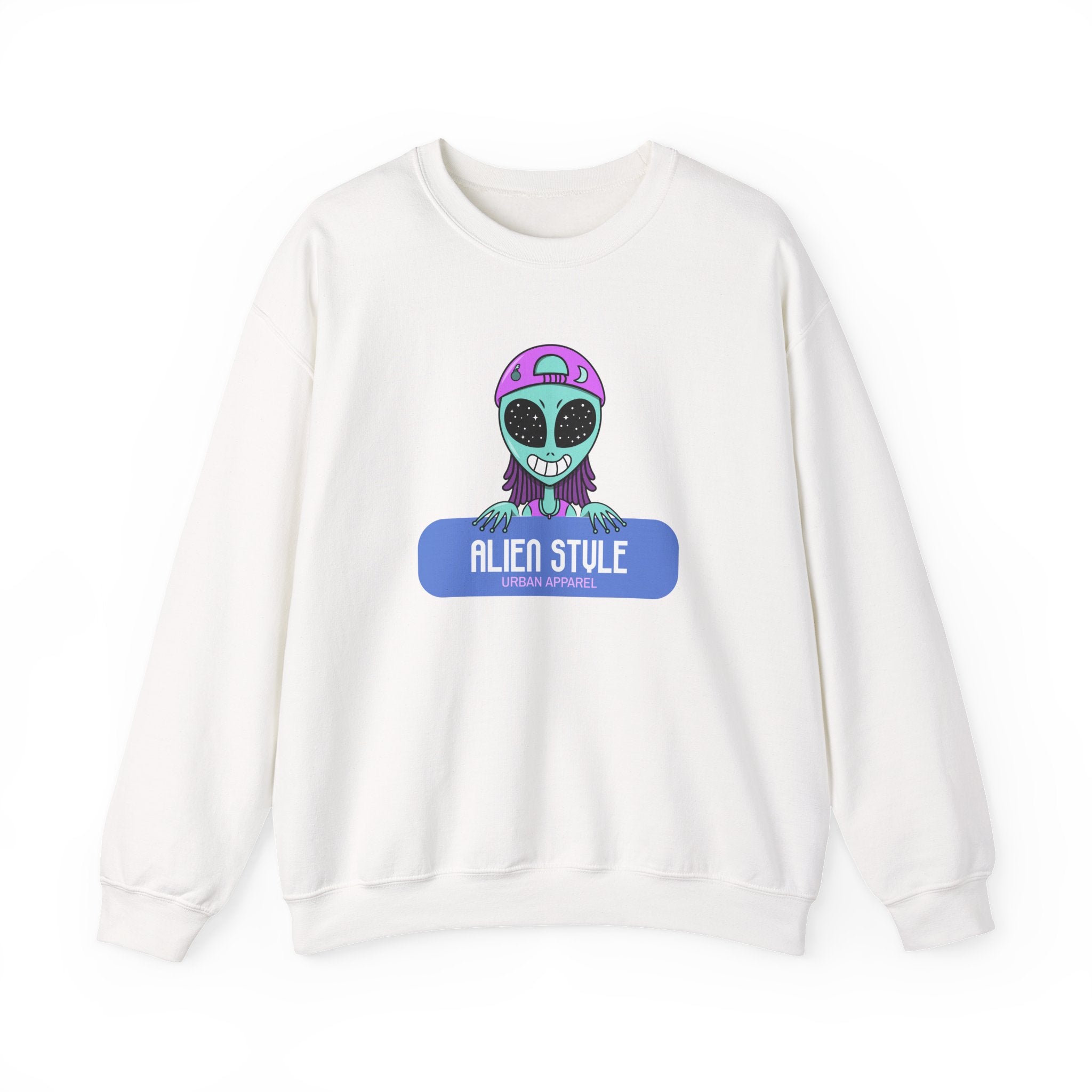Alien Style Urban Sweatshirt Unisex Crewneck – Bamerix
