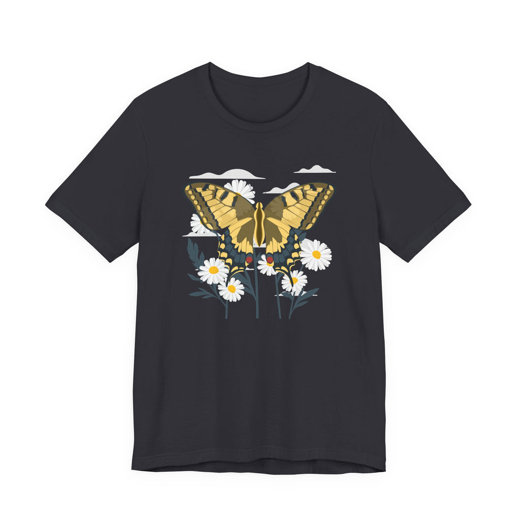 Butterfly & Daisy Floral T-Shirt – Bamerix