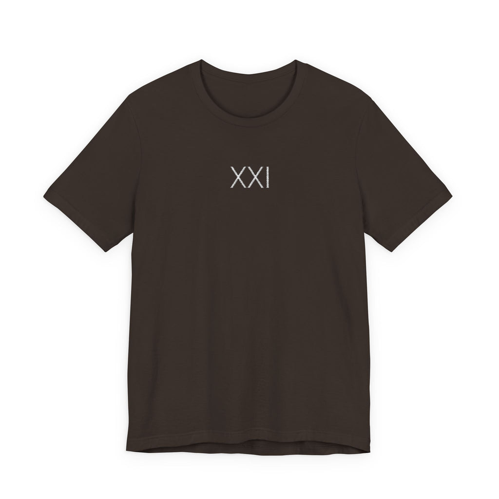 Roman Numeral "XXI" Tee – Bamerix
