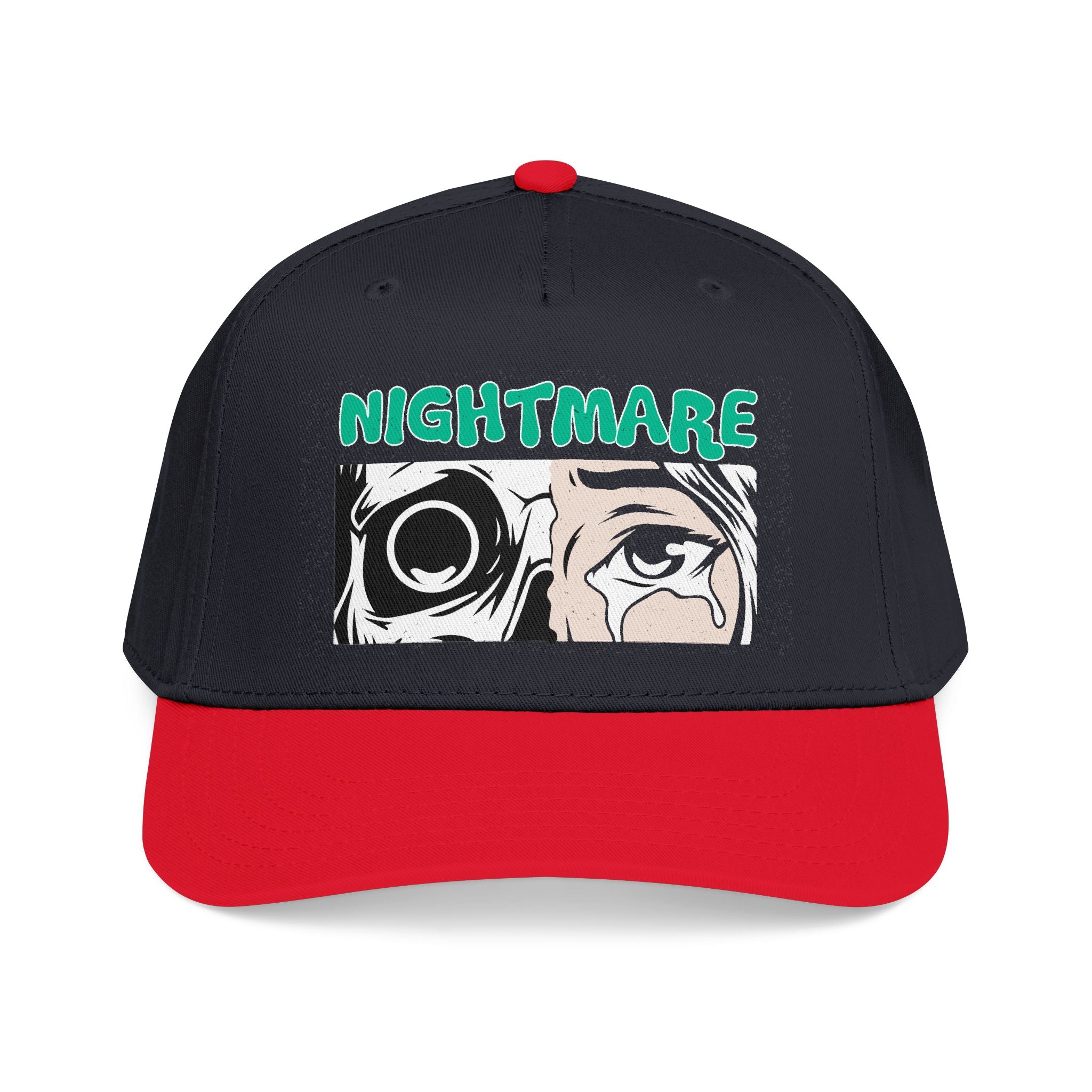 Nightmare Graphic Baseball Cap — Horror Eyes Illustration Cap – Bamerix