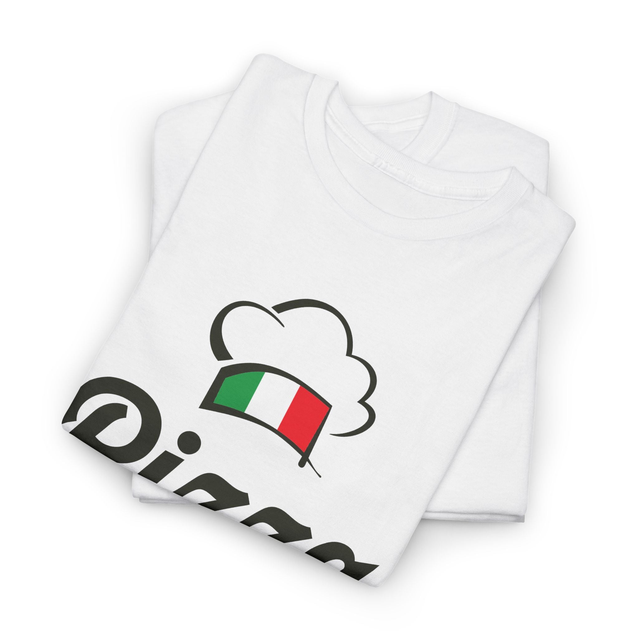 Pizza Chef Hat T-Shirt — Italian Flag Logo Pizza Tee – Bamerix