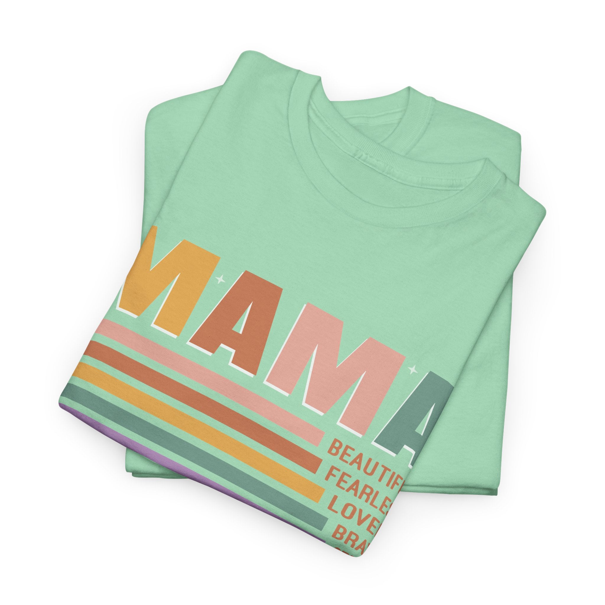 Mama Vintage Rainbow Graphic T-Shirt for Women – Bamerix