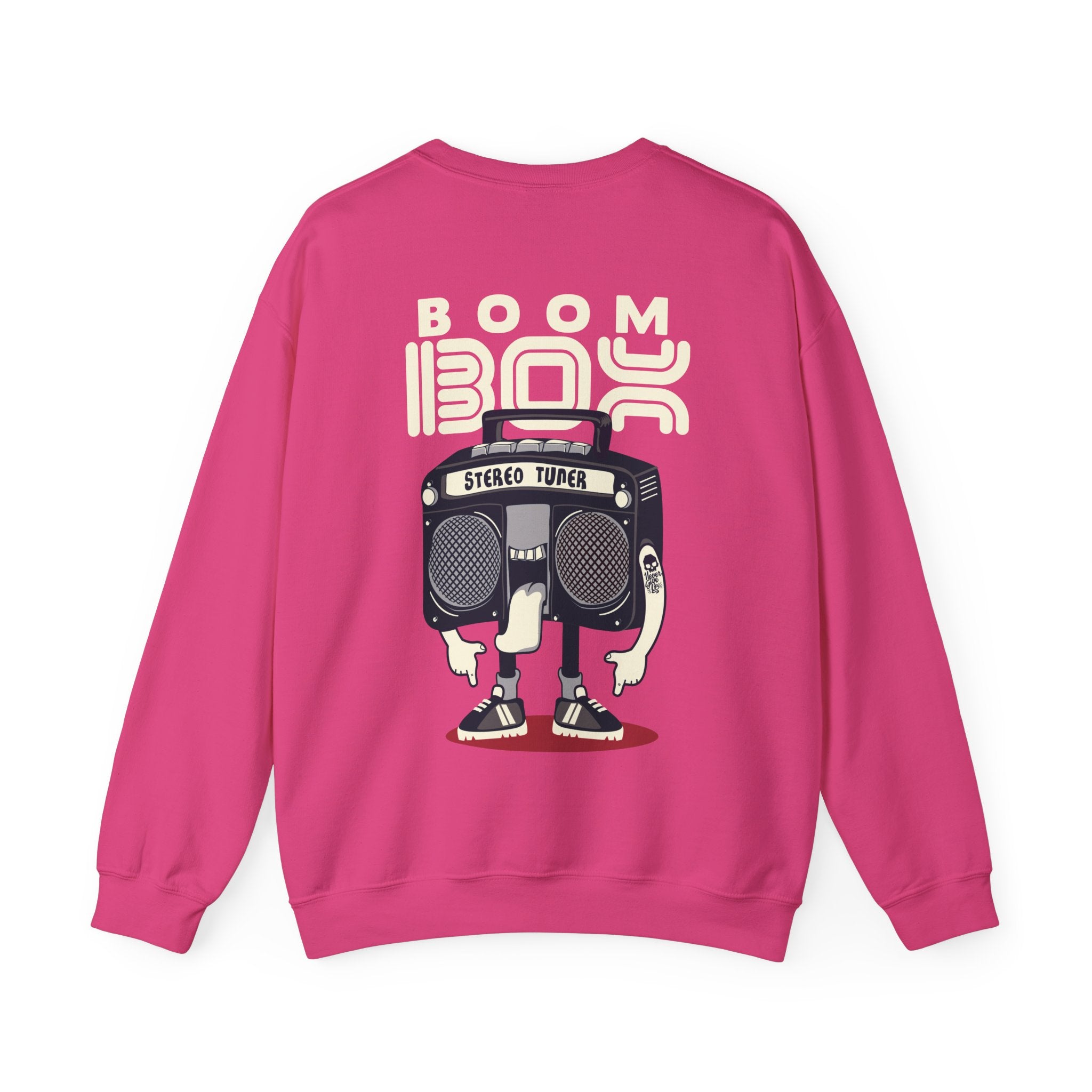 Retro Boom Box Sweatshirt Vintage Music Lover Gift Unisex Cozy Crewneck – Bamerix
