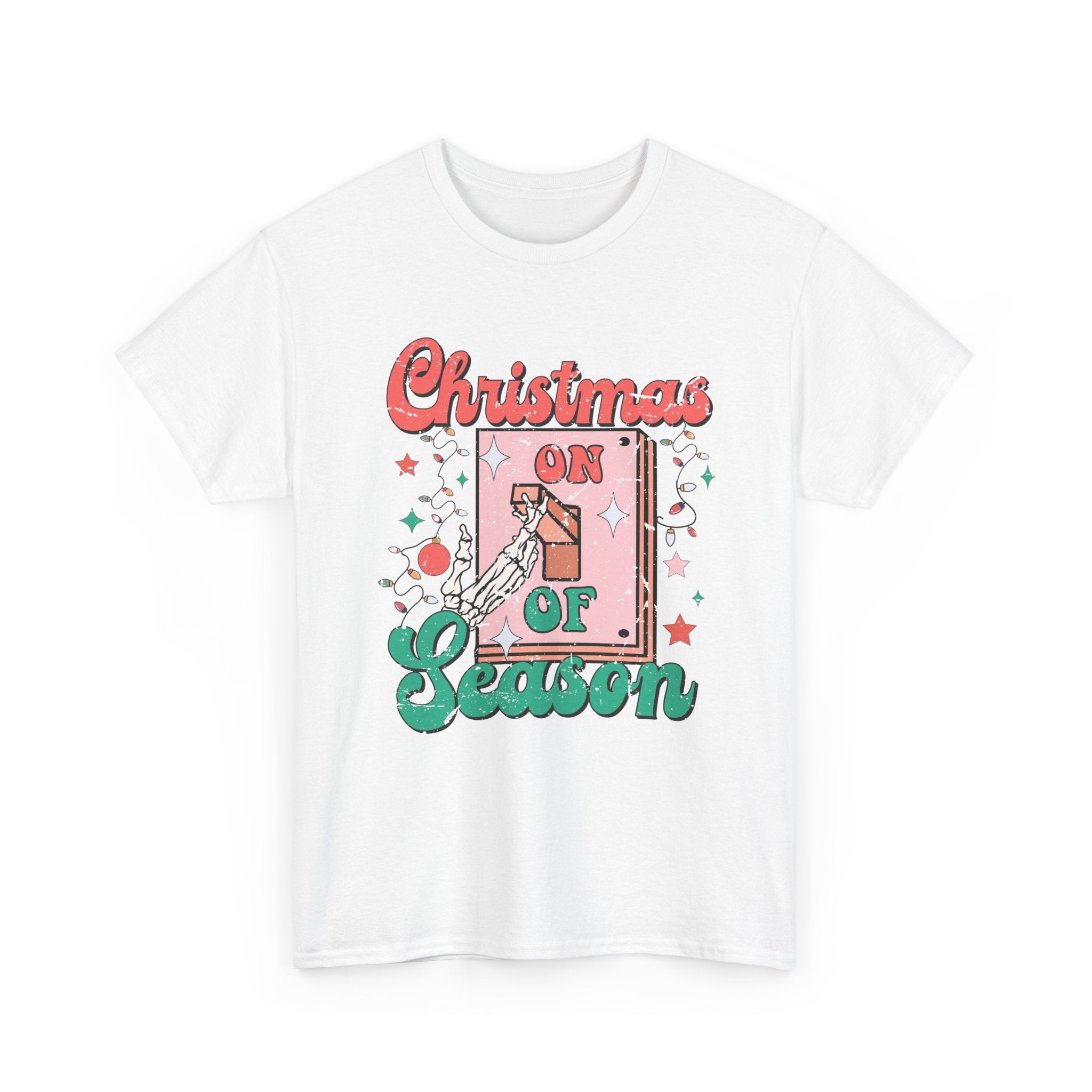 Christmas Season Unisex Heavy Cotton Tee - Festive Holiday Shirt – Bamerix