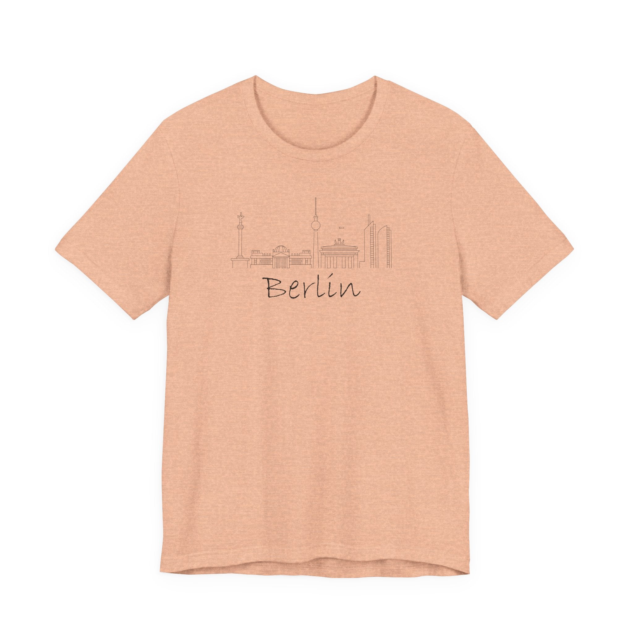Berlin Skyline Graphic T-Shirt – Minimal City Tee – Bamerix
