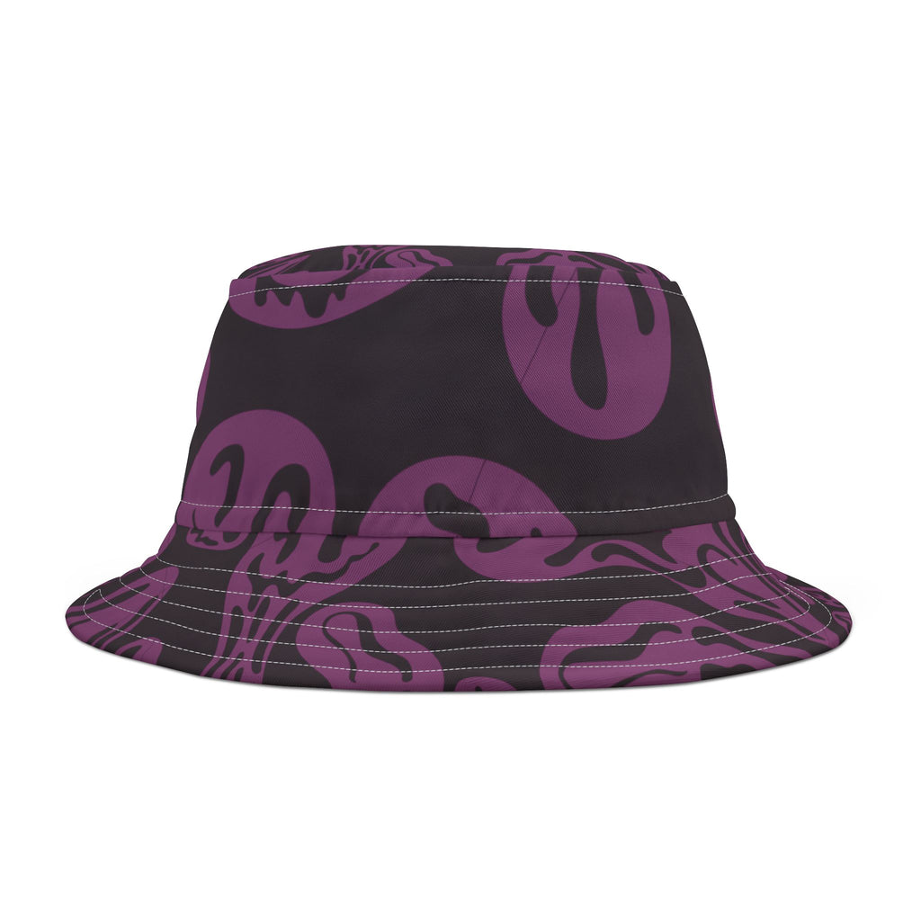 Purple Psychedelic Smile Bucket Hat – Bamerix