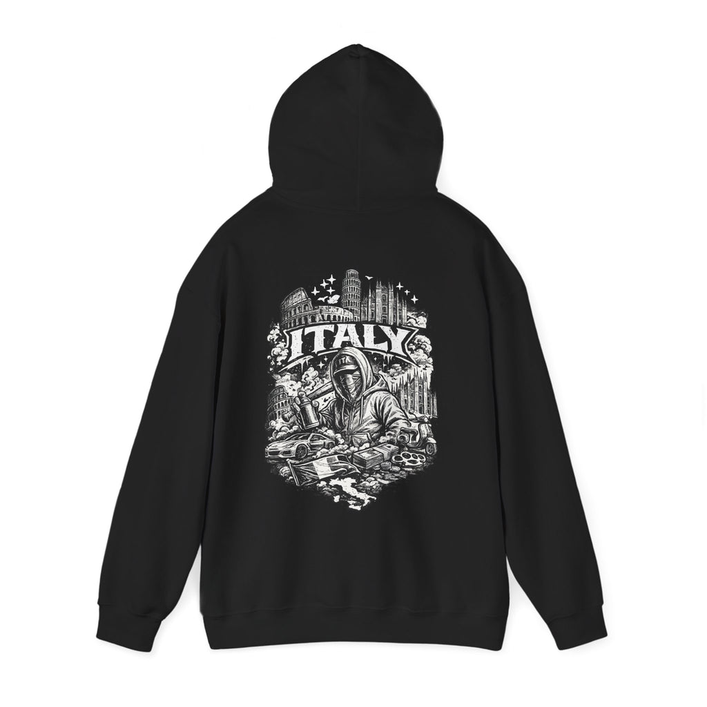Italy Graphic Hoodie — Vintage Travel & Culture Sweatshirt – Bamerix