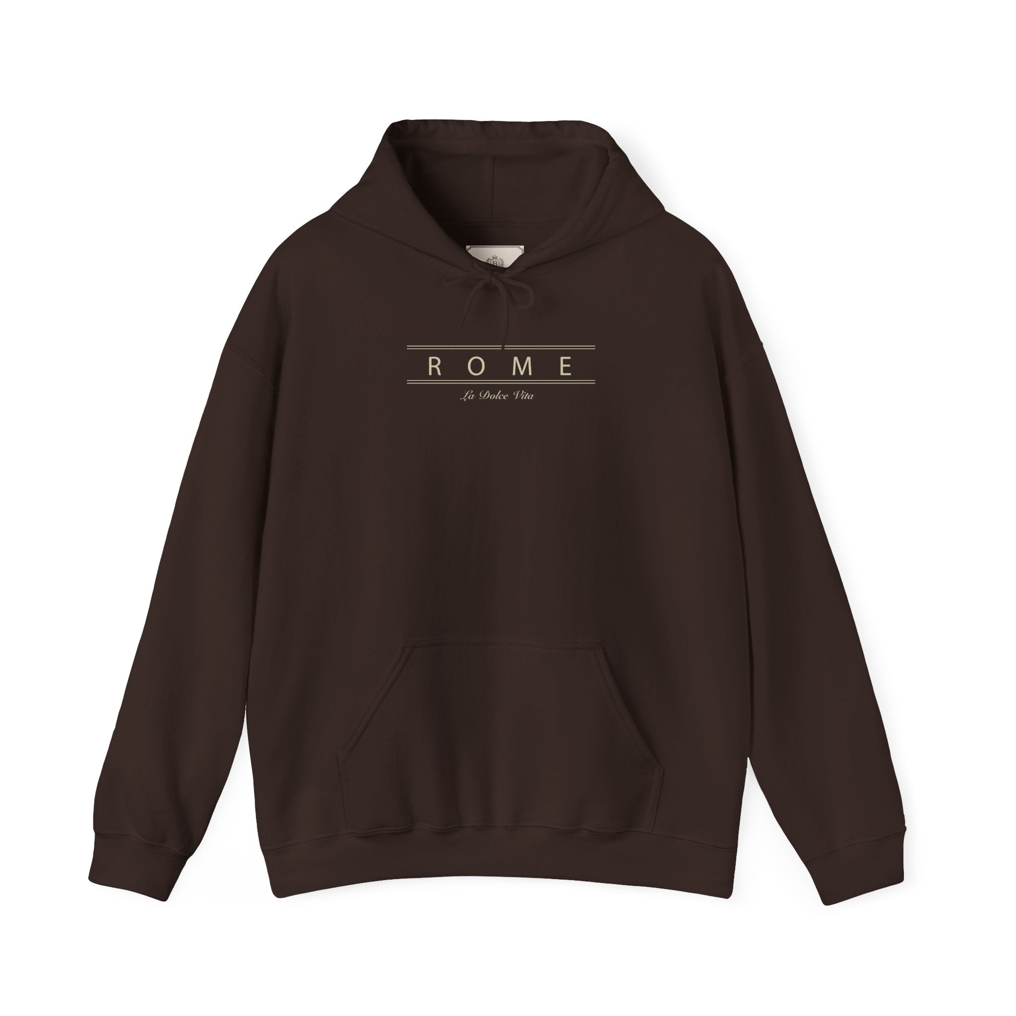 Rome Minimalist Hoodie — 'ROME' Text Travel Sweatshirt – Bamerix