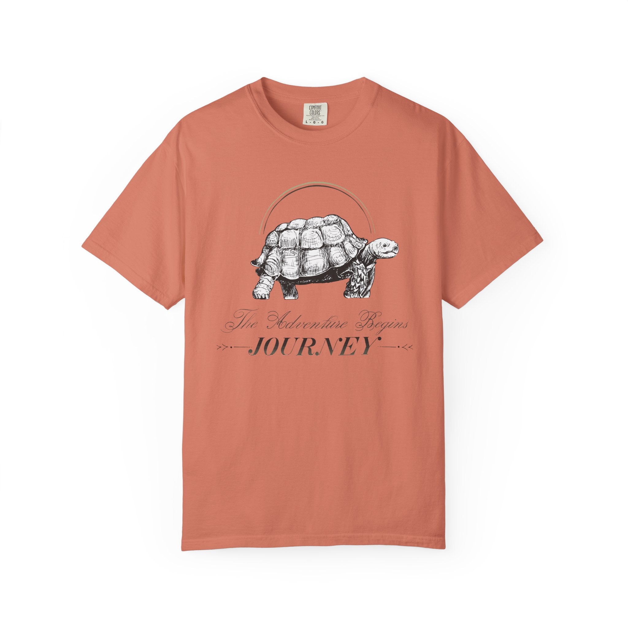 Turtle Illustration T-Shirt | Vintage Turtle Sketch – Bamerix