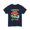 Alien Peace T-Shirt — Viemos Em Paz Retro Graphic Tee – Bamerix