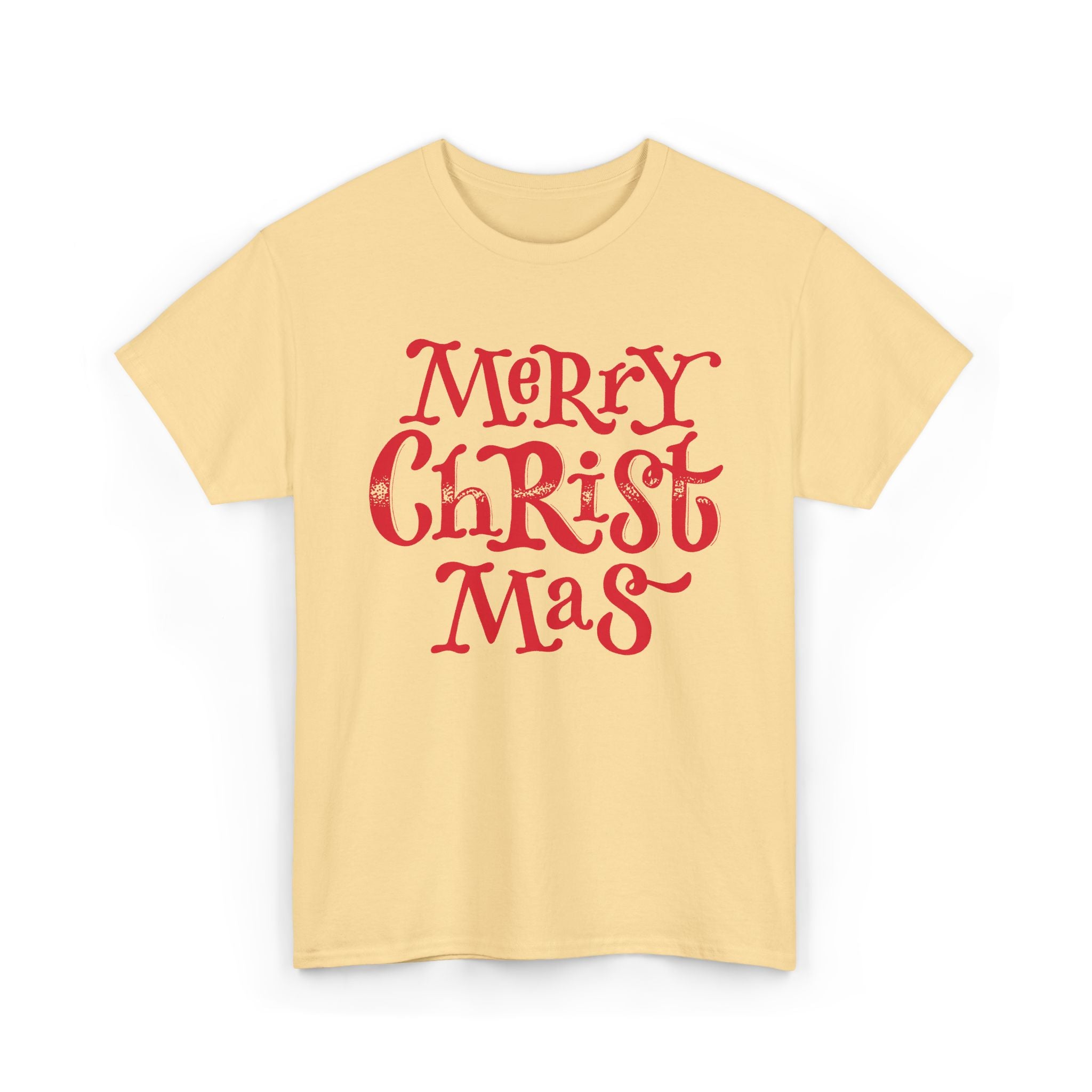 Merry Christmas Tee, Holiday Graphic Shirt, Festive Season Unisex Top – Bamerix