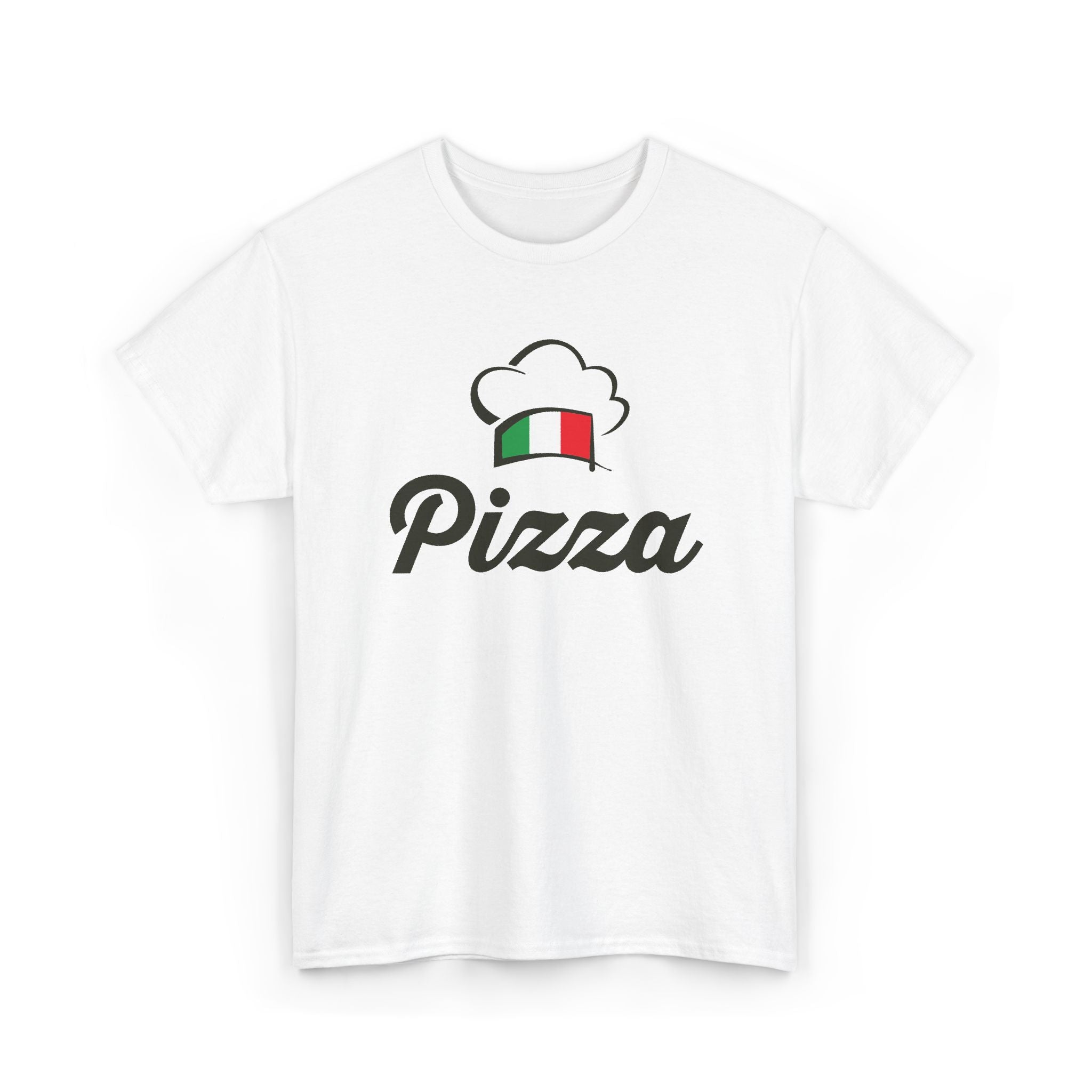 Pizza Chef Hat T-Shirt — Italian Flag Logo Pizza Tee – Bamerix