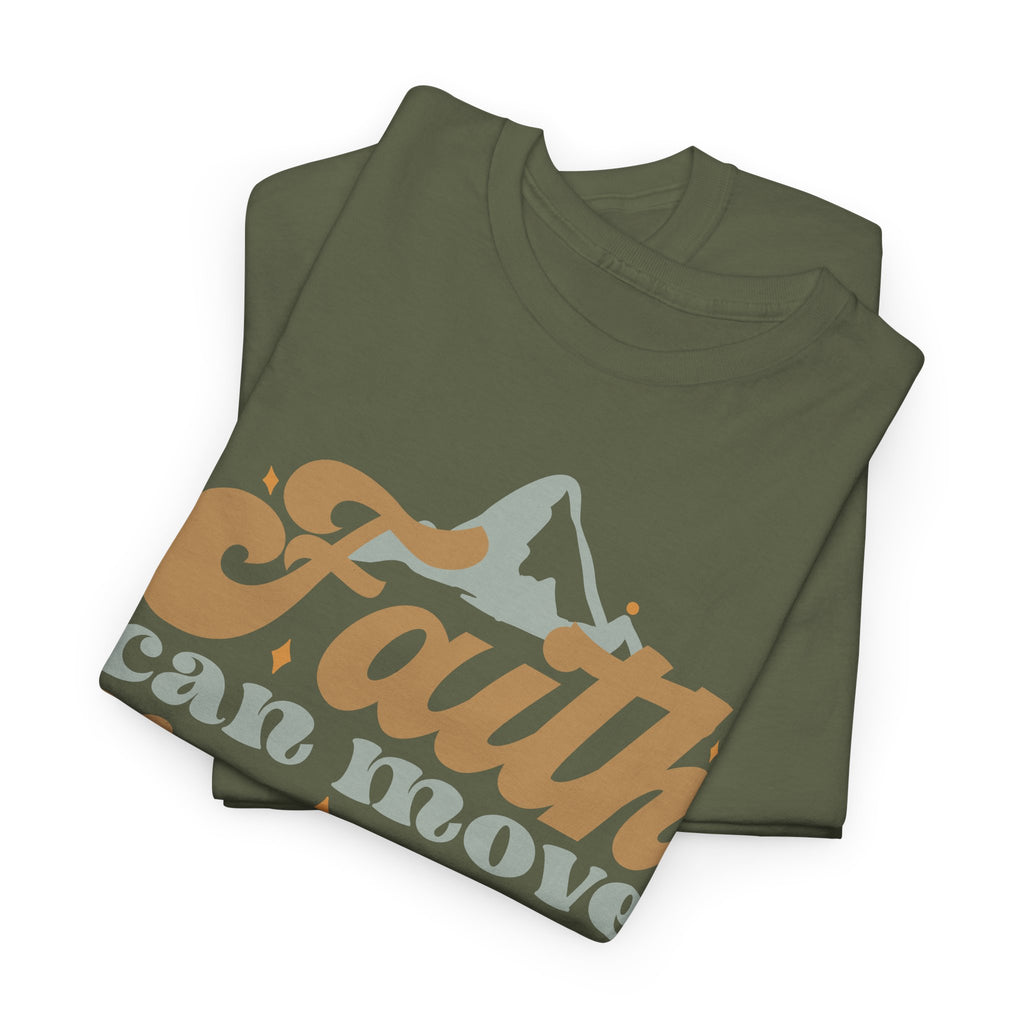 Faith Can Move Mountains Christian T-Shirt – Bamerix