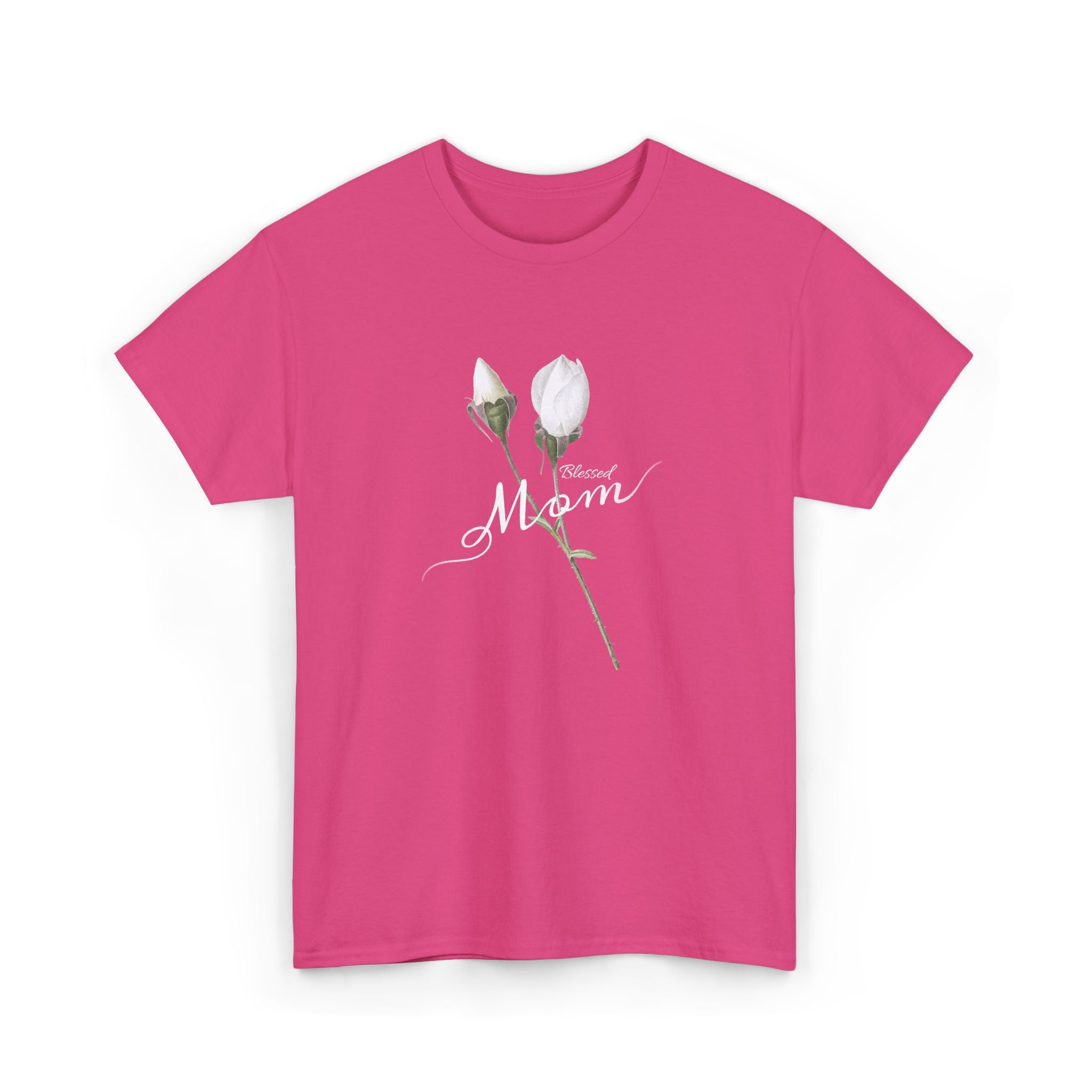 Mom Floral T-Shirt for Women – Minimal Mother's Day Gift – Bamerix