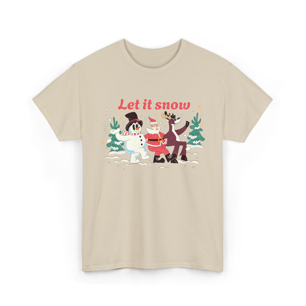 Unisex Winter Holiday Tee - Let it Snow, Christmas Shirt, Cozy Gift – Bamerix